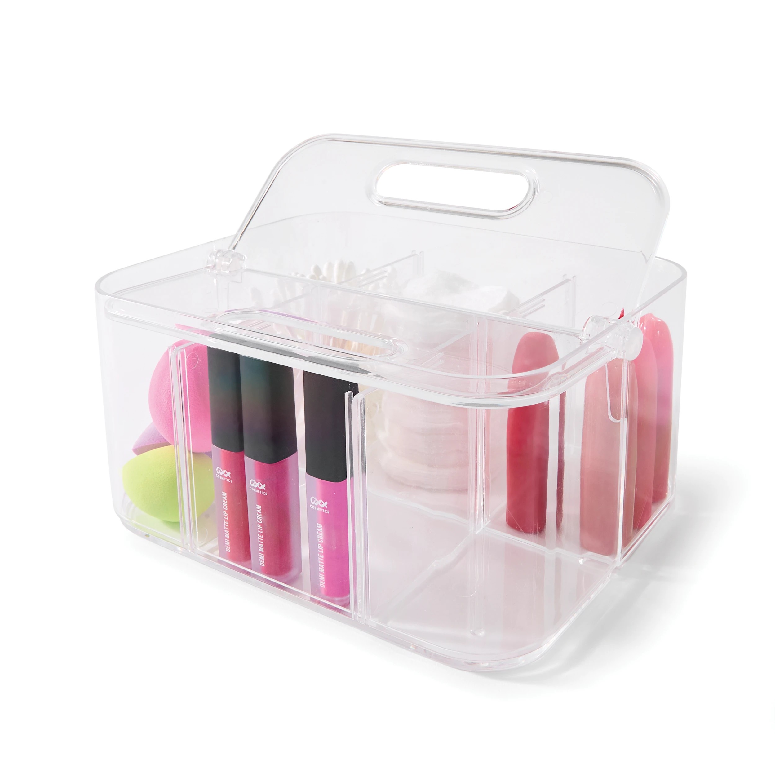 2 Stackable Small Storage Caddy - Clear, 2 of 10