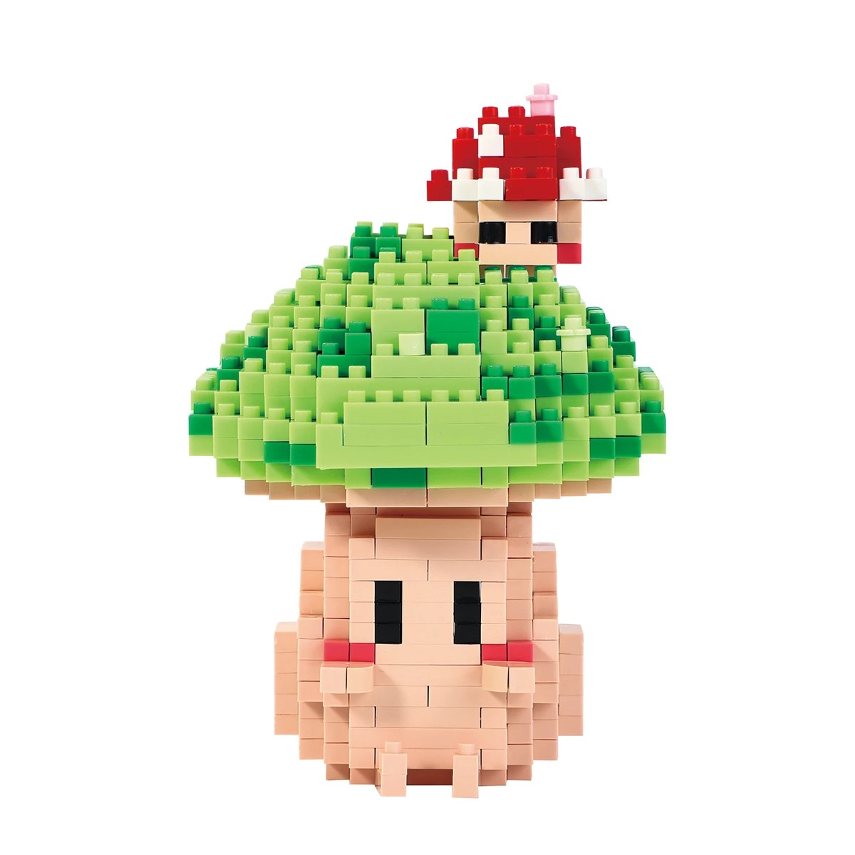 6 Mini Blocks Plant Series Mushroom Friends Playset - Assorted, 6 of 10