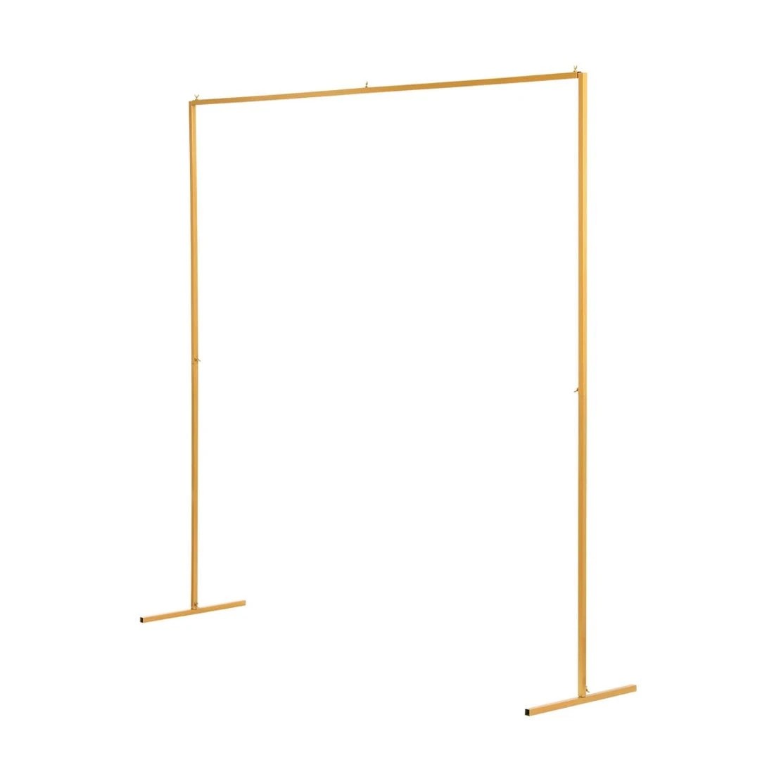 1 2M Backdrop Stand Wedding Background Decoration Party Flower Balloon Display - Gold, 1 of 4