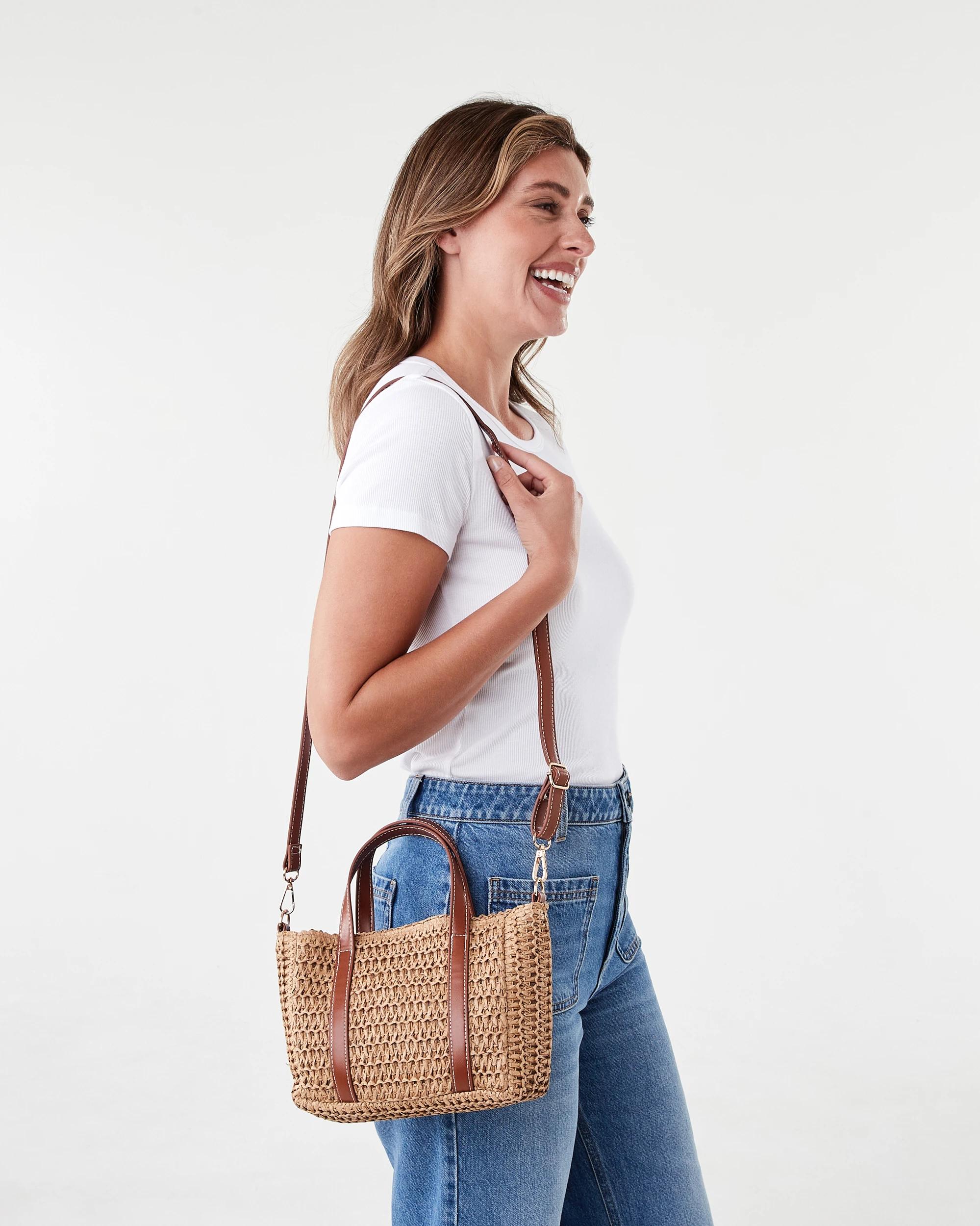 6 Mini Tote Bag Natural, 6 of 7