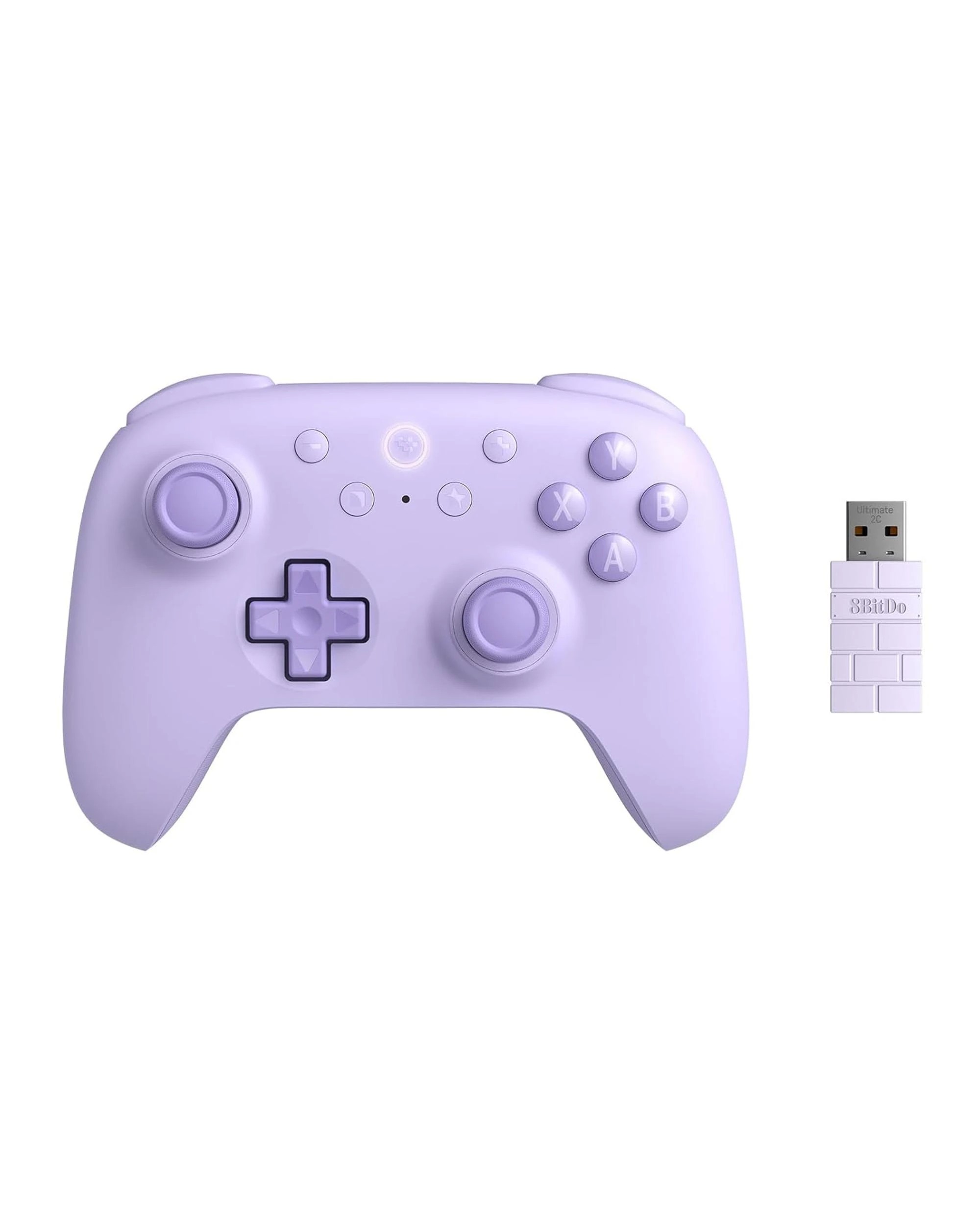 1 8BitDo Ultimate 2C Wireless Controller for PC - Purple, 1 of 10