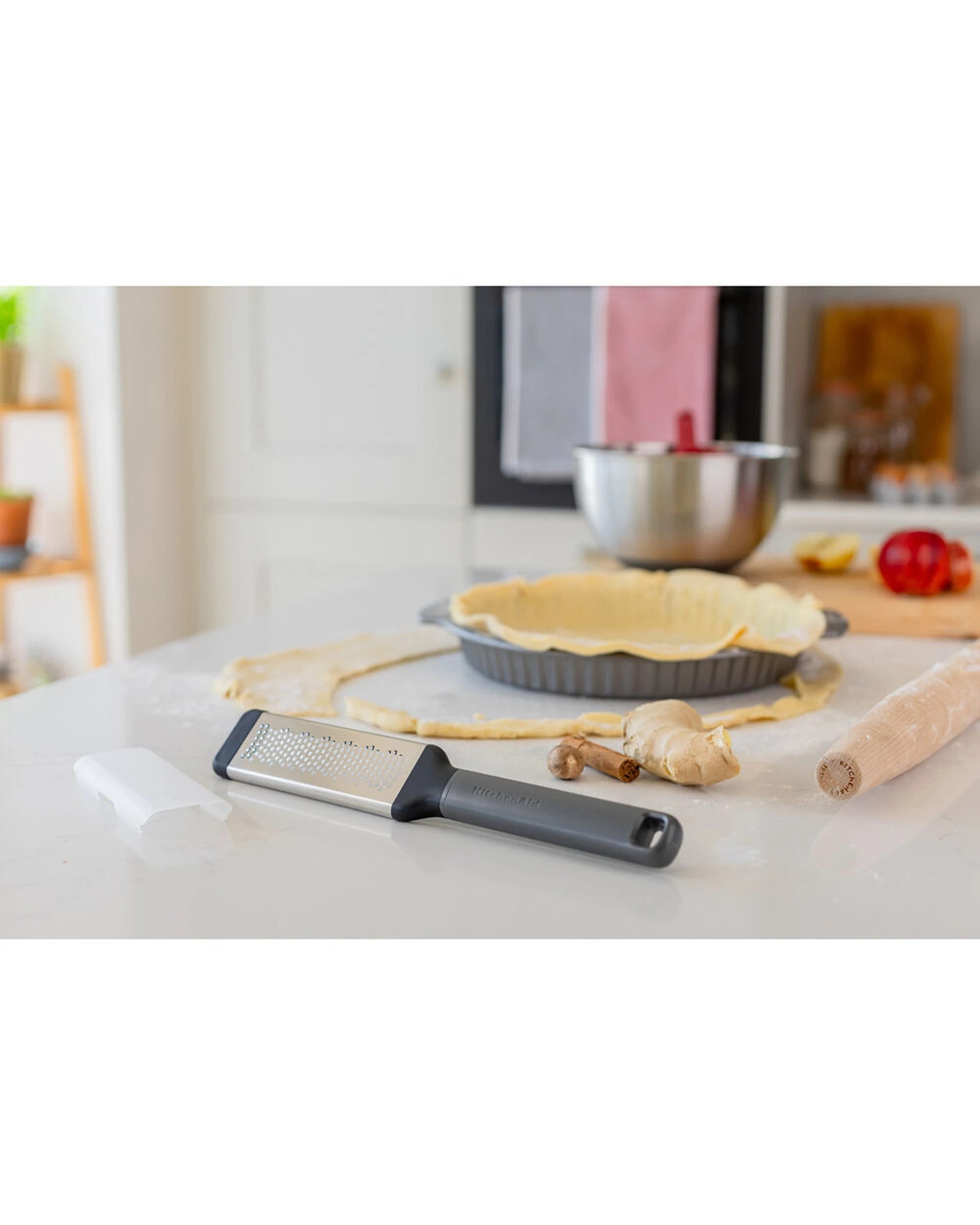 5 KitchenAid Classic Fine Etched Handheld Grater 2PK Ergonomic Non-Slip - Charcoal, 5 of 6