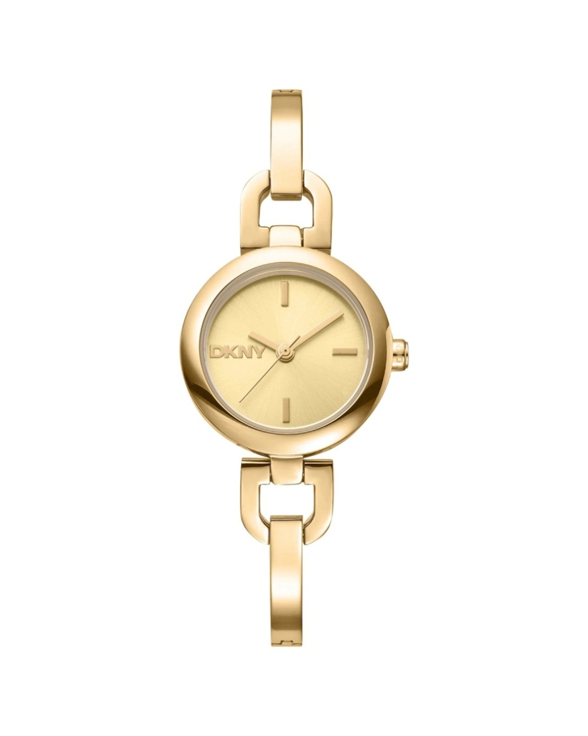 1 DKNY Half Bangle Women's Gold Watch 26mm Stainless Steel Case Water Resistant, 1 of 4