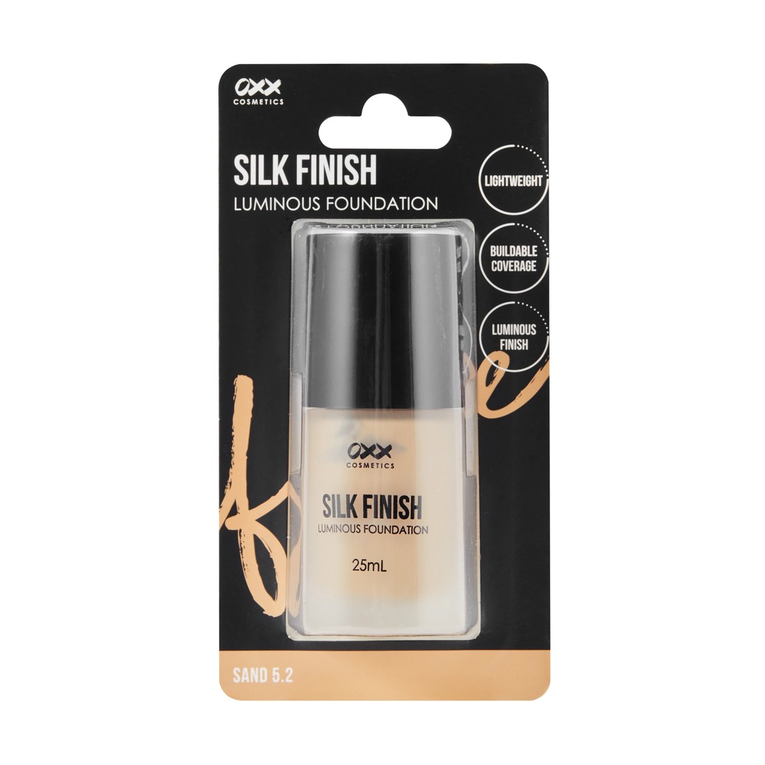 1 OXX Cosmetics Silk Finish Luminous Foundation - Sand 5.2, 1 of 8