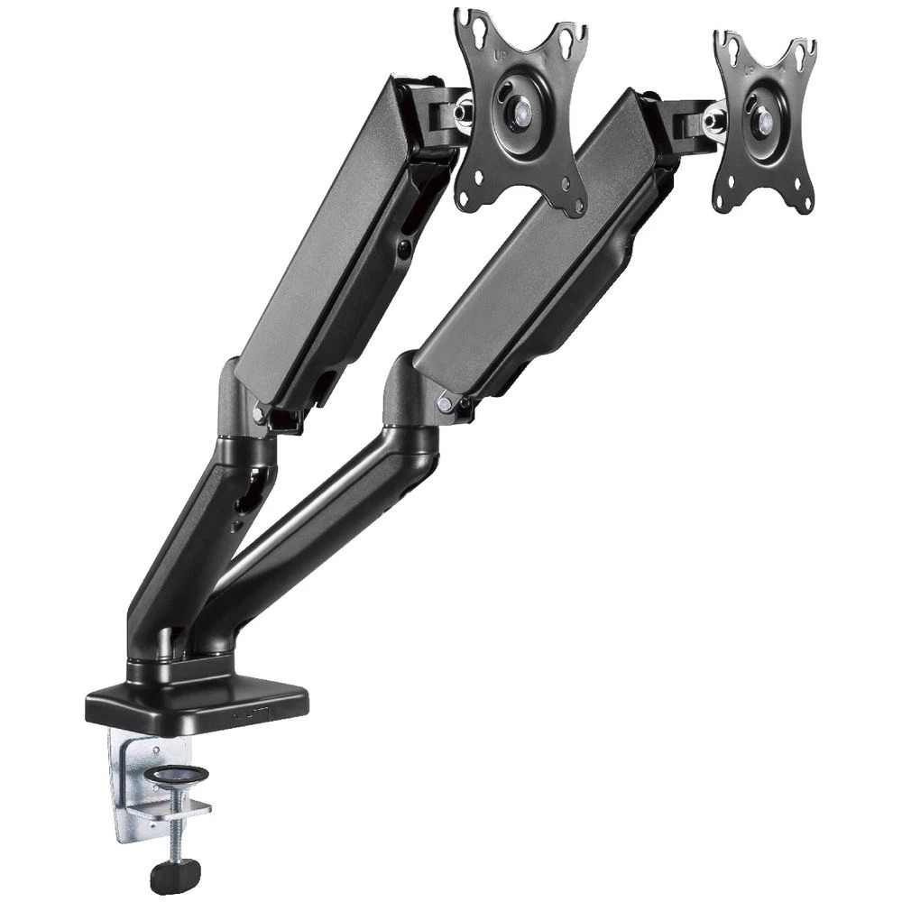 2 Brateck Gas Spring Dual Monitor Arm 17"-32", 2 of 10