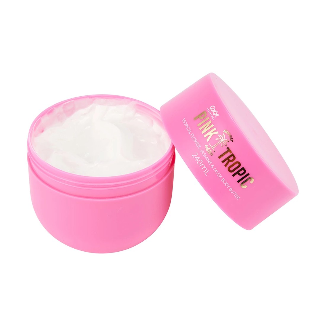 3 OXX Fragrance Pink Tropic Summer Solstice Body Butter 240ml - Tropical Flower, Jasmine and Musk, 3 of 5