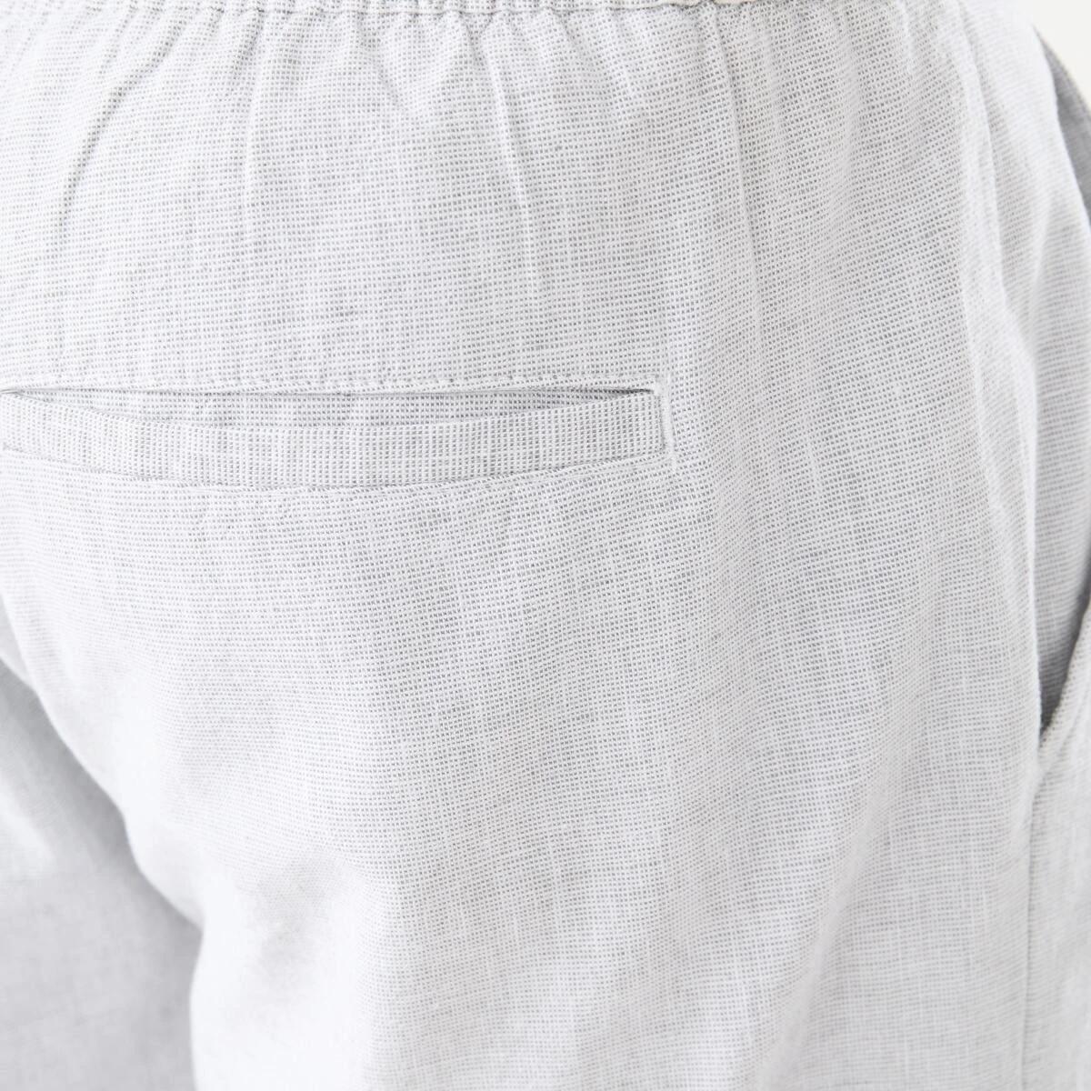 5 Textured Bermuda Shorts GREY WHITE END ON END, 5 of 6