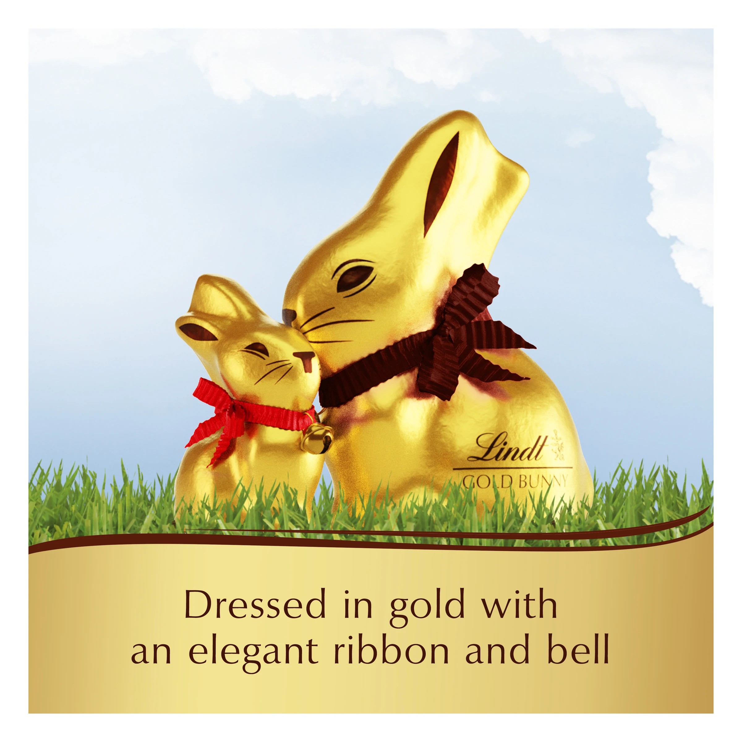 6 Lindt Dark Chocolate Gold Bunny 100g, 6 of 8