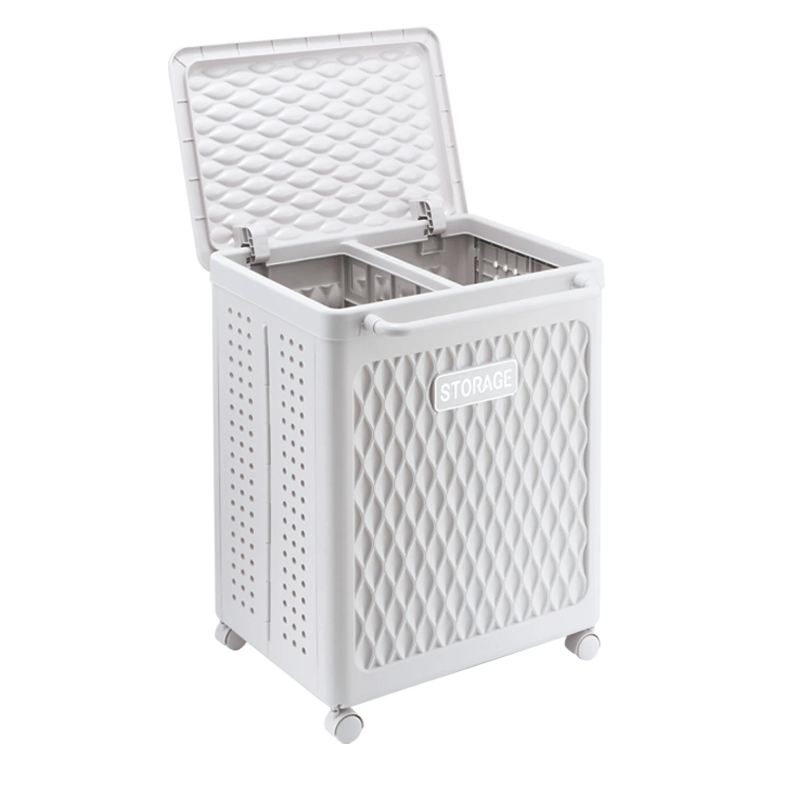 2 Dr FUSSY Laundry Basket Hamper Storage Organiser, 2 of 6