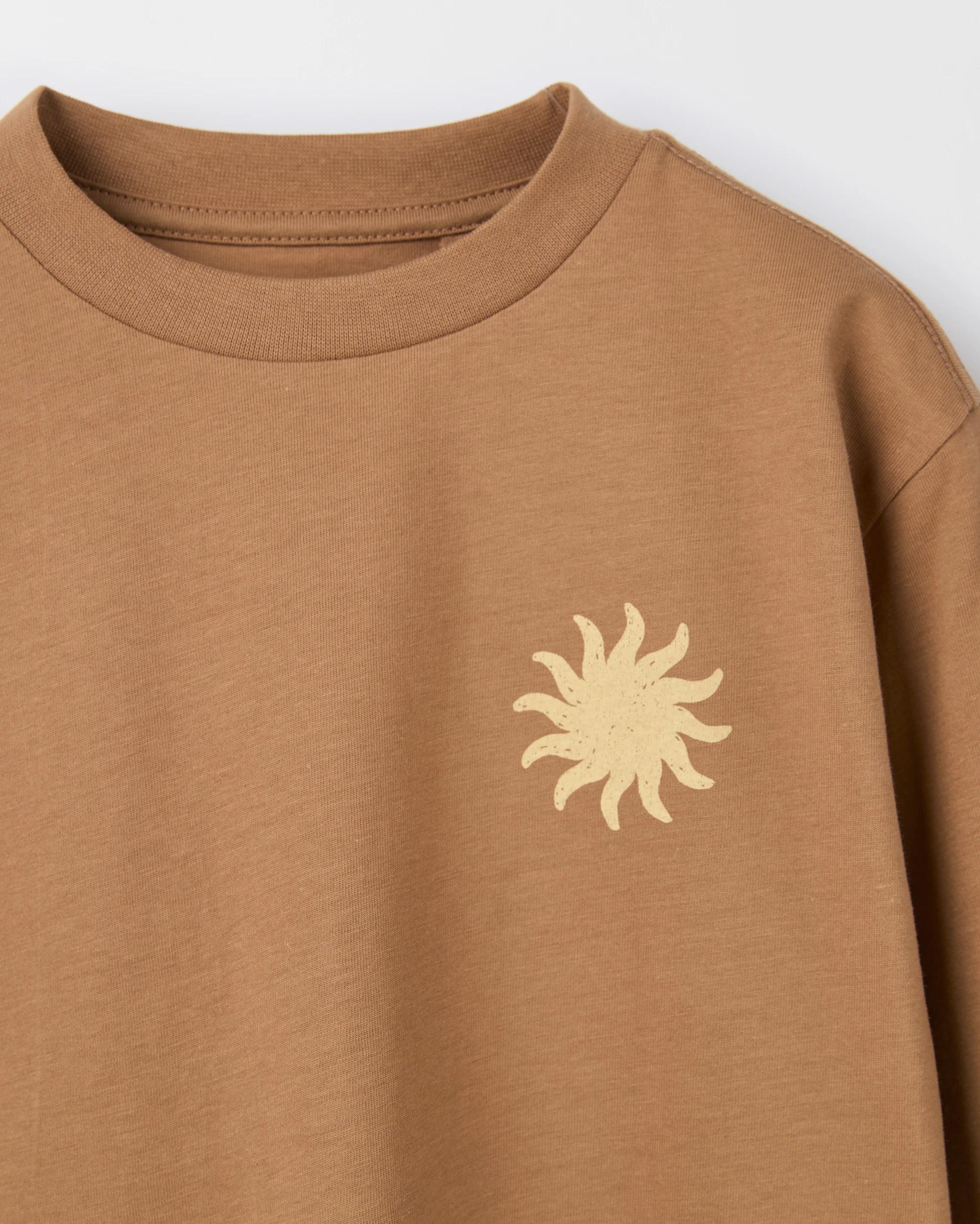 2 Target Kids Australian Cotton Long Sleeve T-Shirt TIGERS EYE, 2 of 3