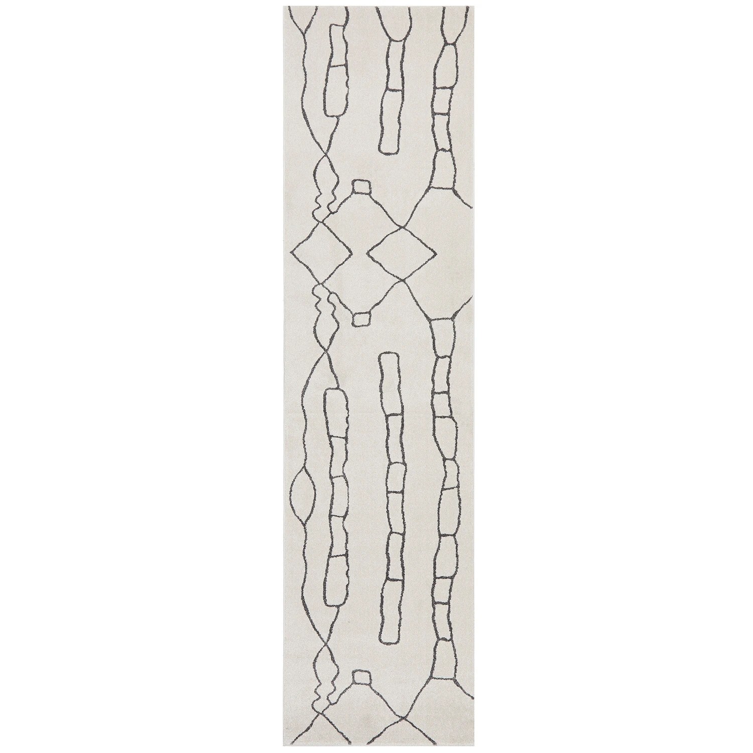 2 Common Ground Rugs Elysium Amy 500x80cm - Extra Large Runner Power Loomed Pet Friendly Rug - Natural, 2 of 5