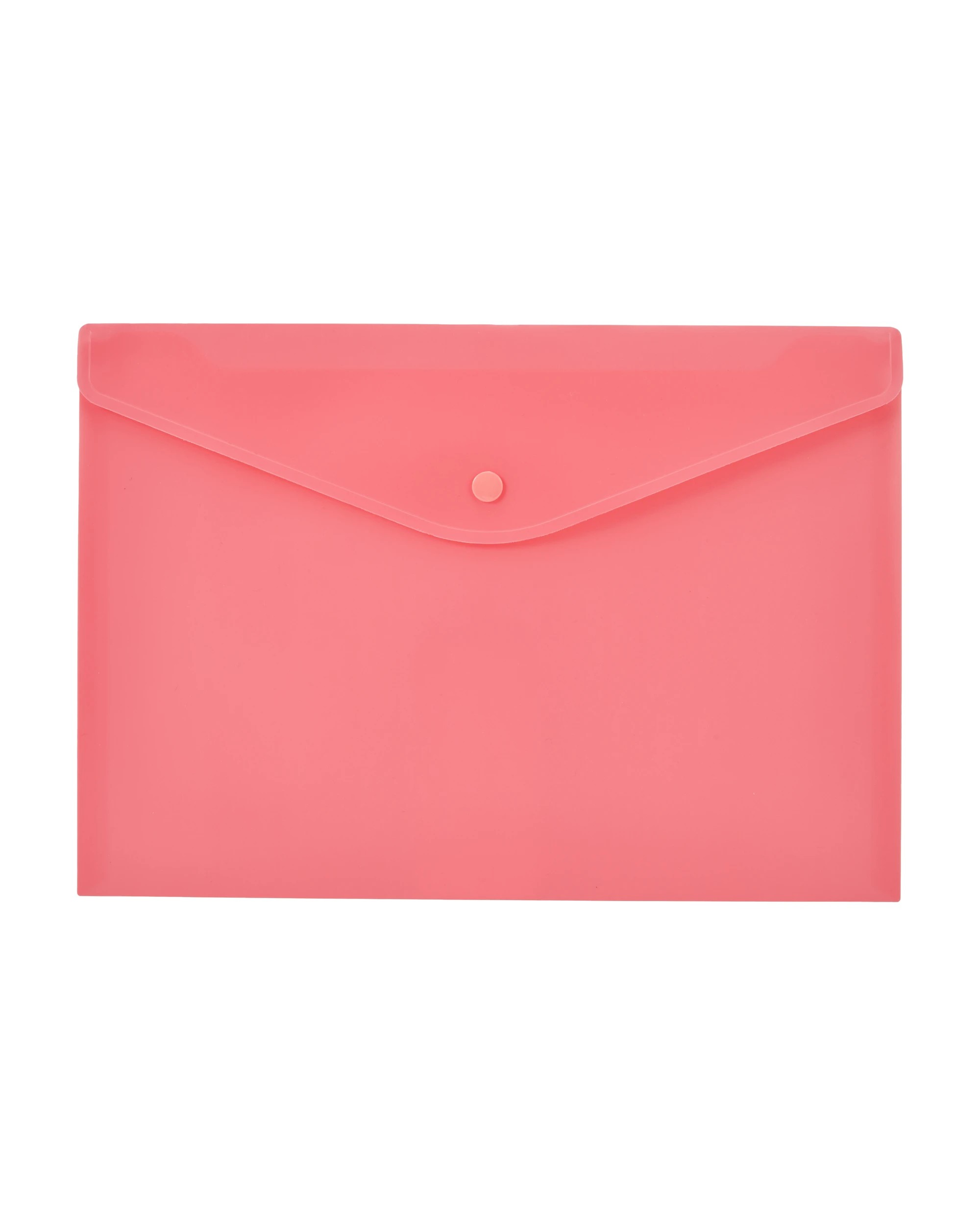 1 A4 Document Wallet - Melon, 1 of 6