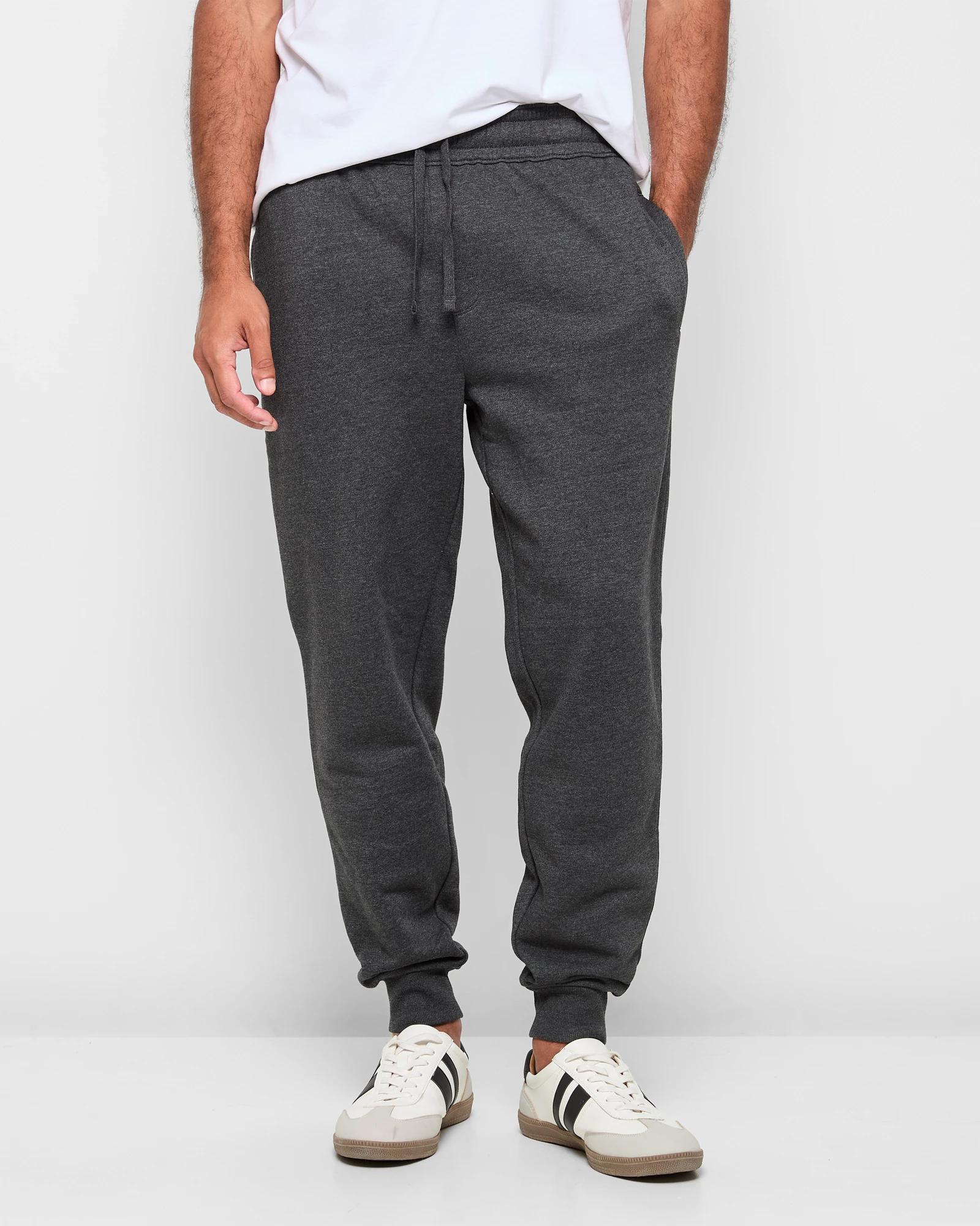 1 Target Cuffed Marle Trackpants CHARCOAL, 1 of 5
