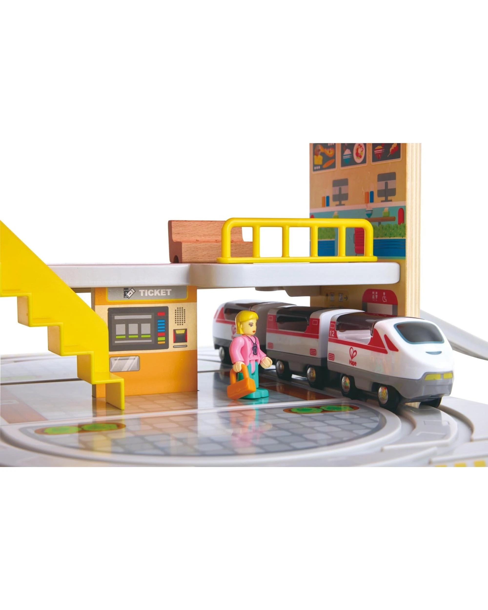 5 Hape Portable Train Station Playset, 5 of 9