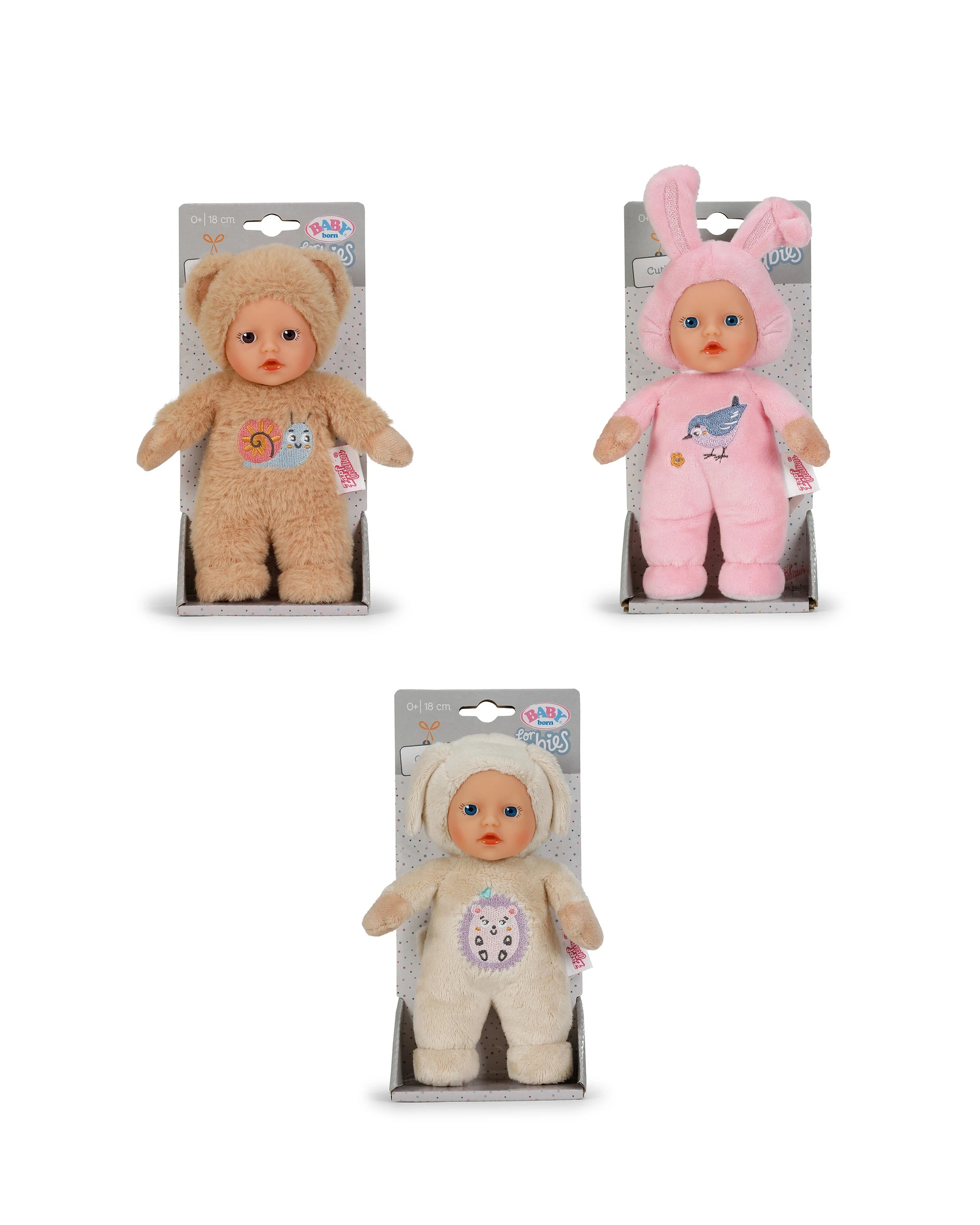 1 18cm BABY Born for Babies Cutie 3 - Assorted - Multi, 1 of 7