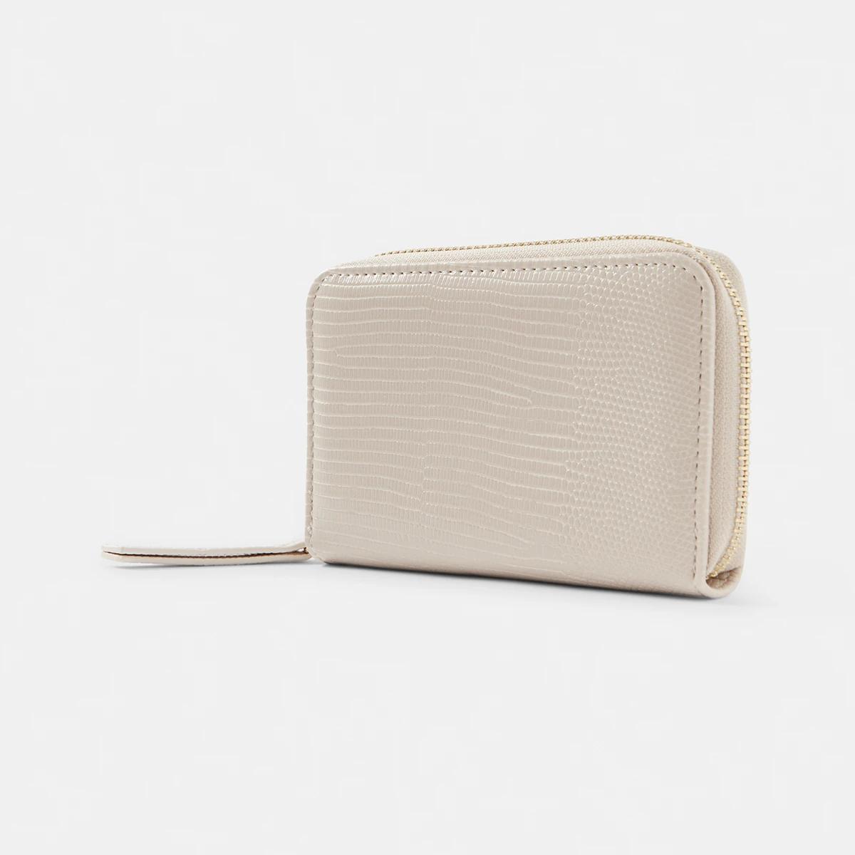 2 Mini Zip Purse Beige, 2 of 4