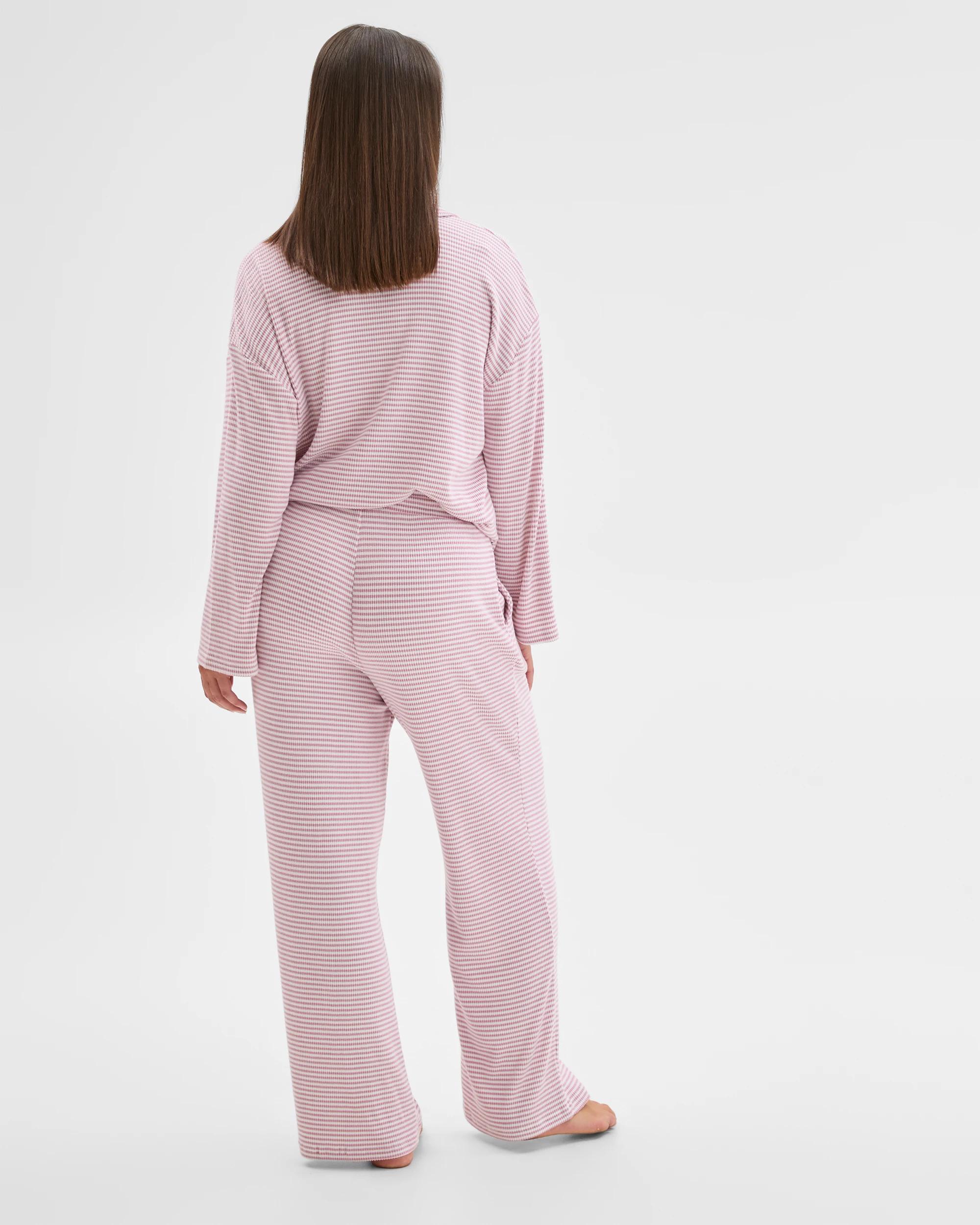 5 Target Woman Cosy Rib Wide Leg Pants PINK, 5 of 5