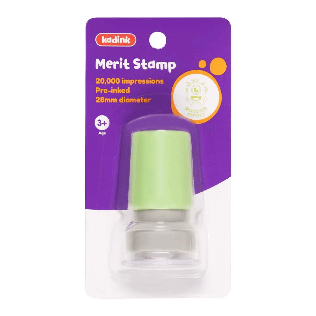 1 Kadink Merit Stamp Green Monster Effort, 1 of 3