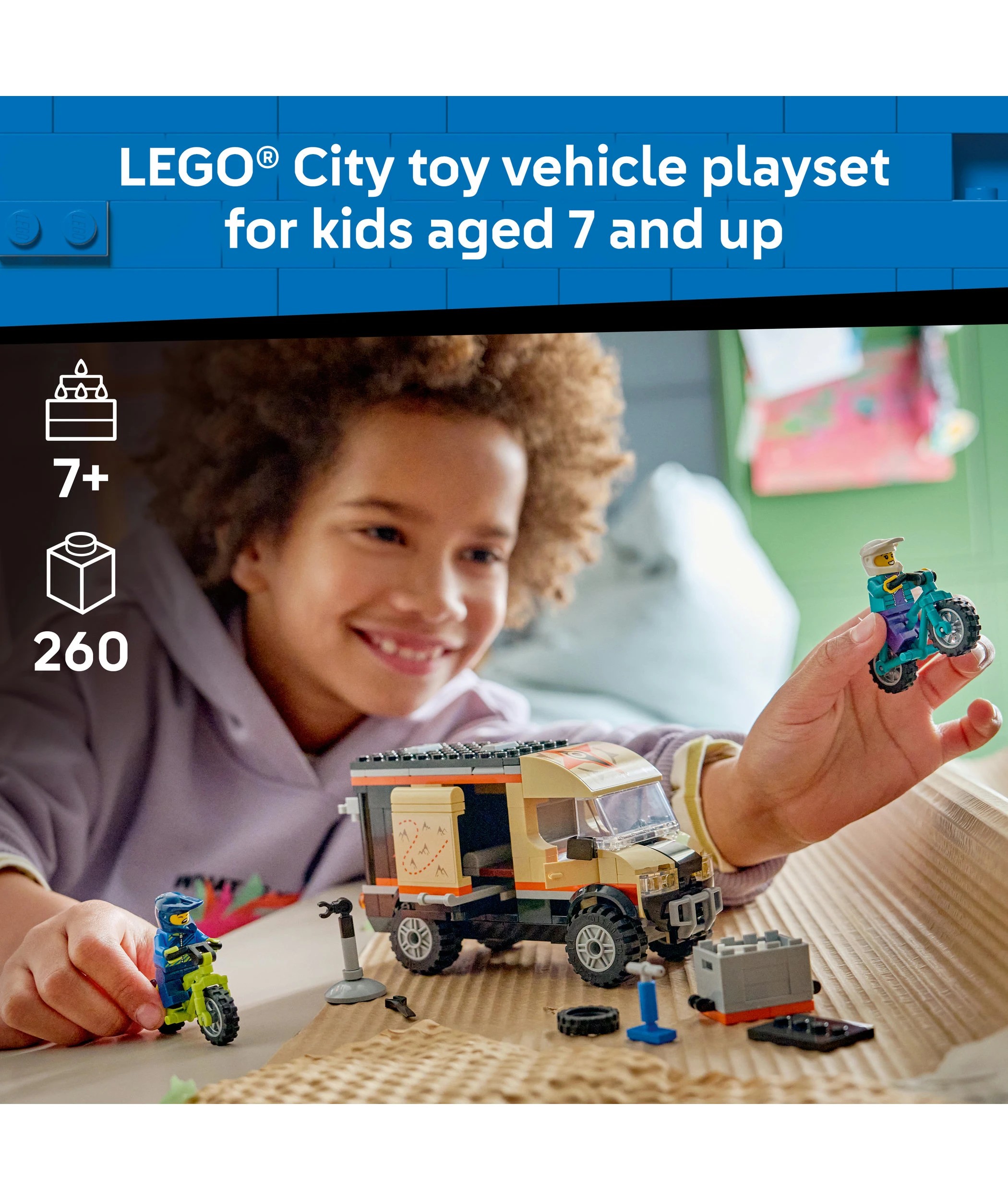 3 LEGO City Mountain Bike Adventure Van 60512, 3 of 9