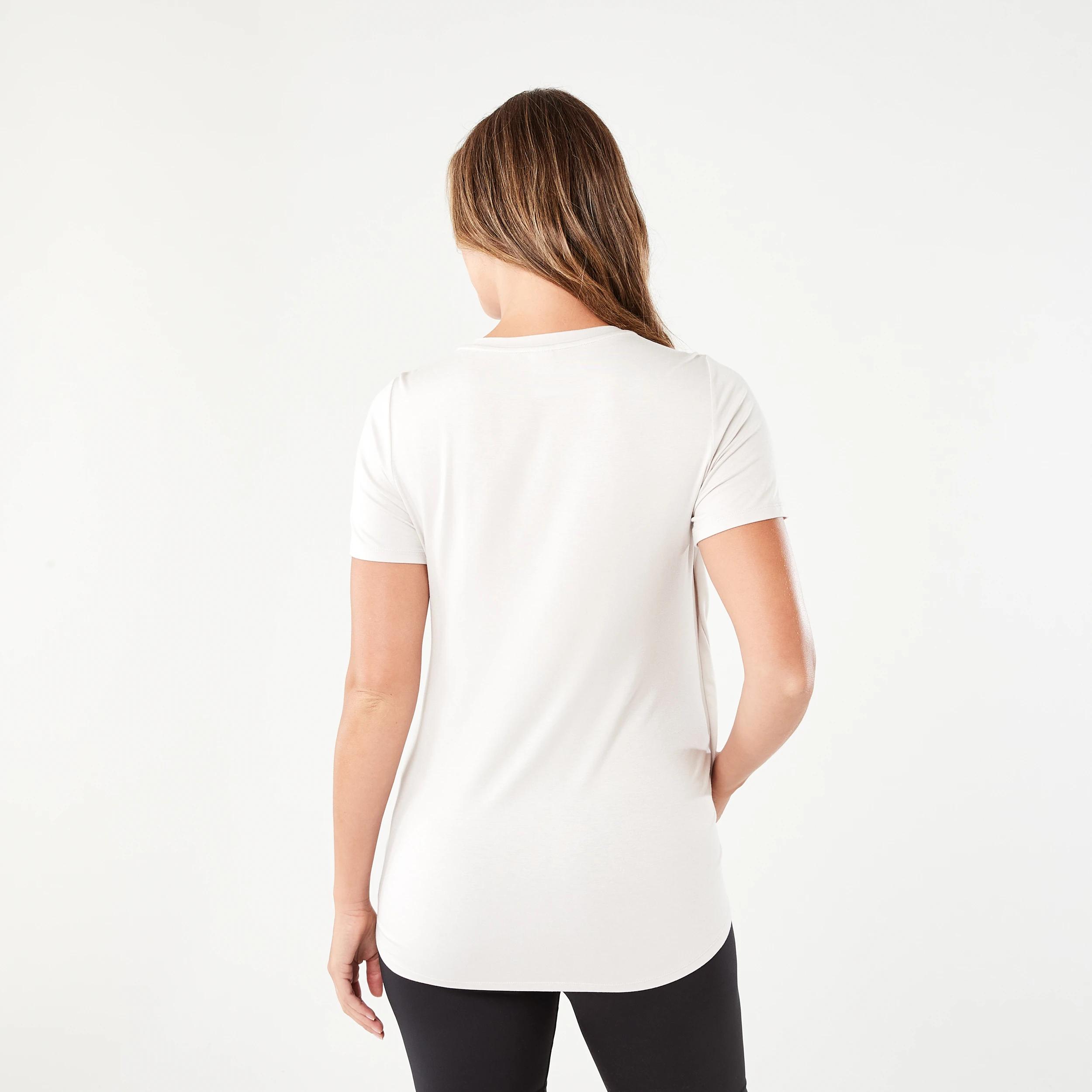 3 Maternity Overlay T-shirt NATURAL BEIGE, 3 of 6