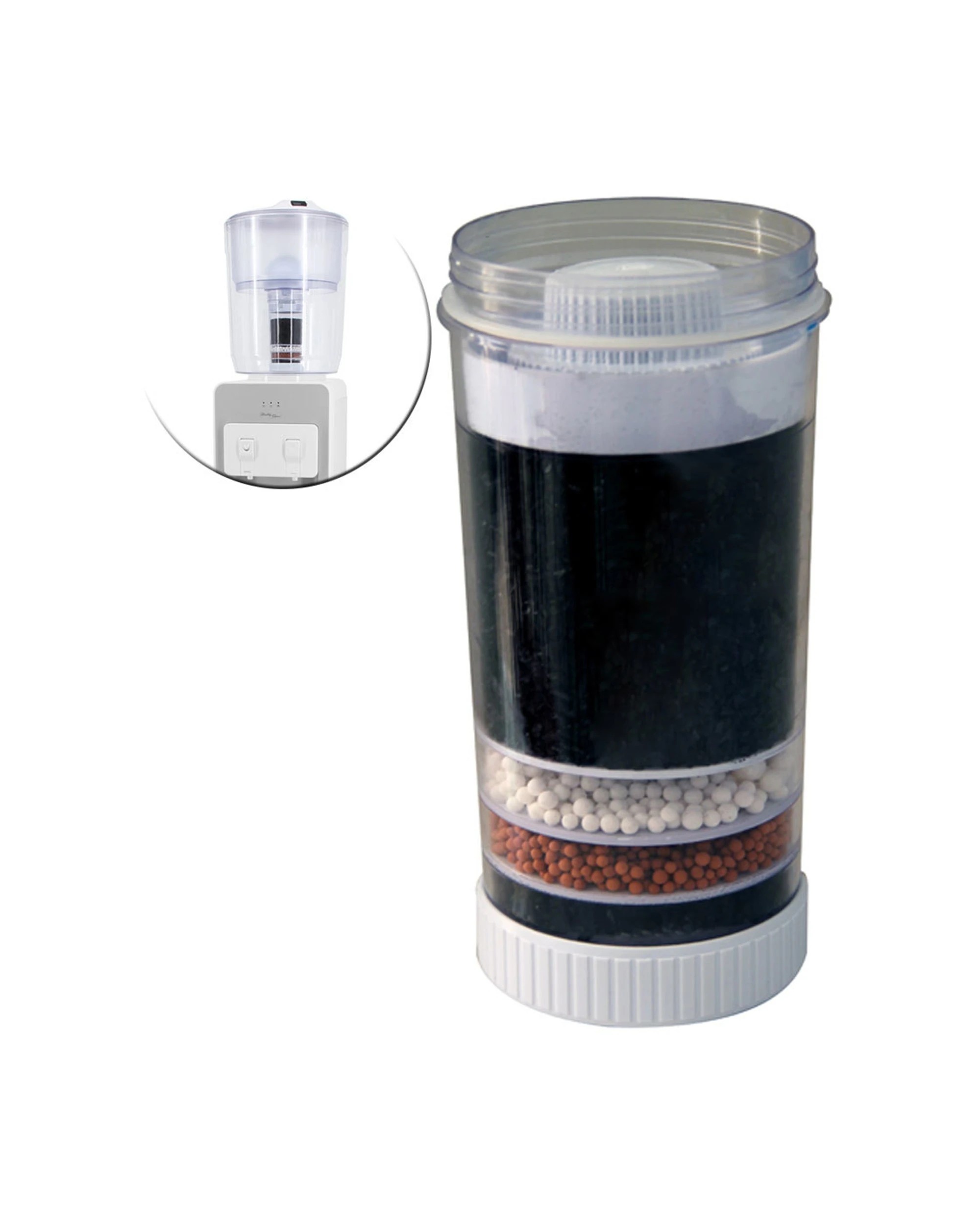 1 Lenoxx Porcelain Water Purifier/sterilise Cartridge Replacement Filter F/ Wc250
 - White, 1 of 3