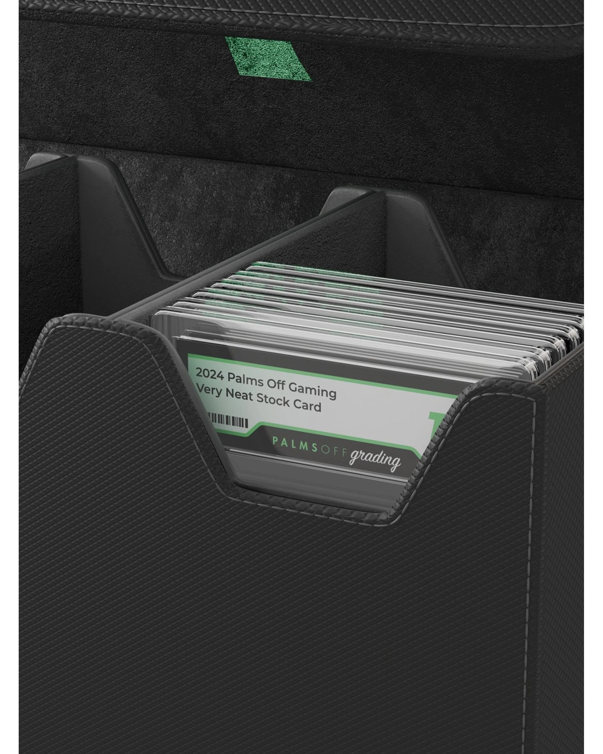 6 Palms Off Gaming Collector's Series Graded Card Storage Case Large - Black, 6 of 8