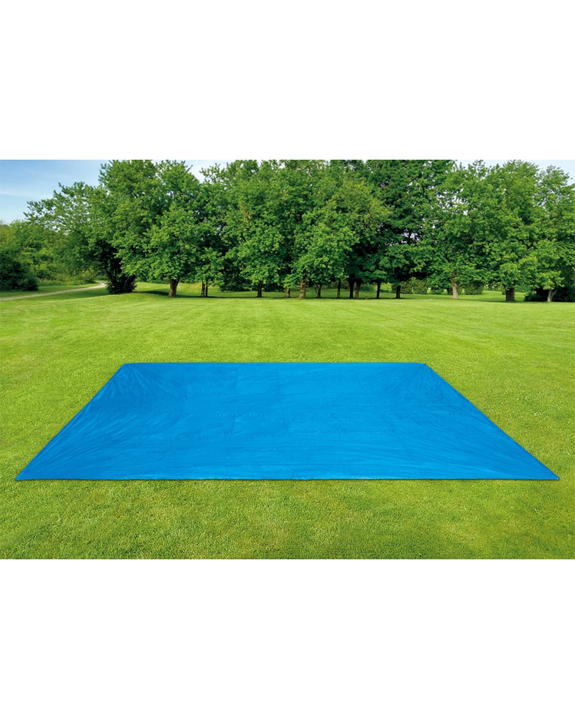 2 Intex Under Ground Cloth For 15ft Outdoor Swimming Pool - Blue, 2 of 5