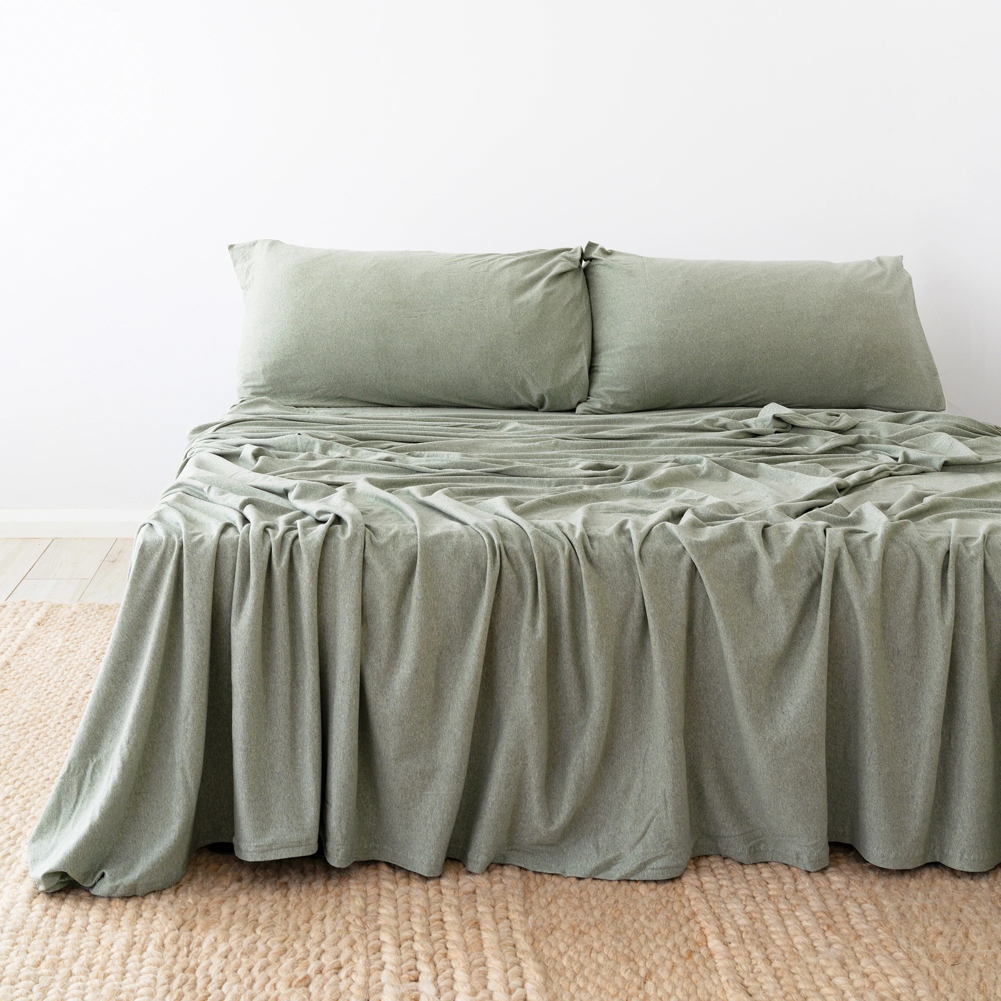 1 Bambury BedT Organica Organic Cotton Tencel Blend Jersey Knit Sheet Set, 1 of 1