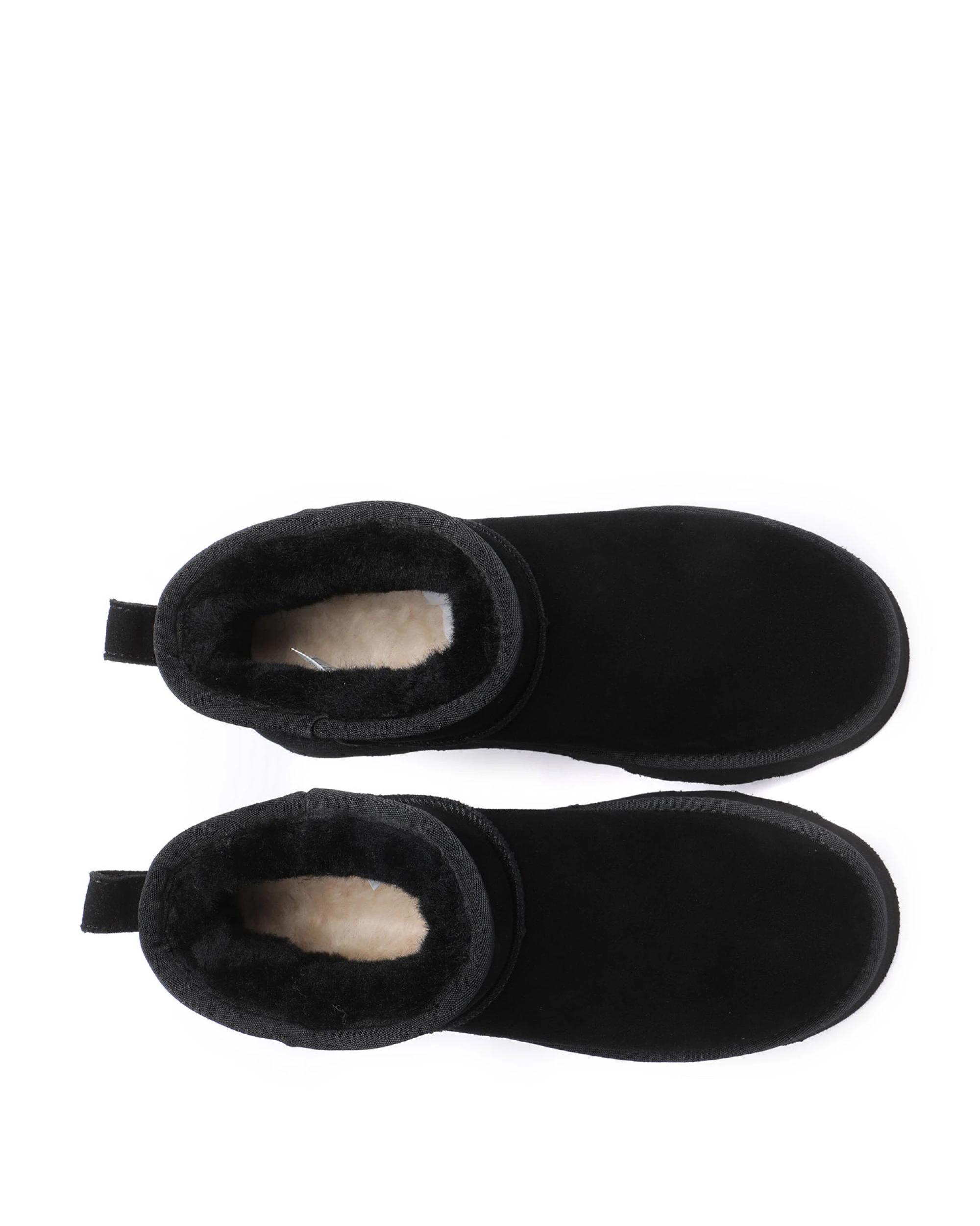 5 Australian Shepherd UGG Ronnie Thick Bottom Platform BLACK, 5 of 5