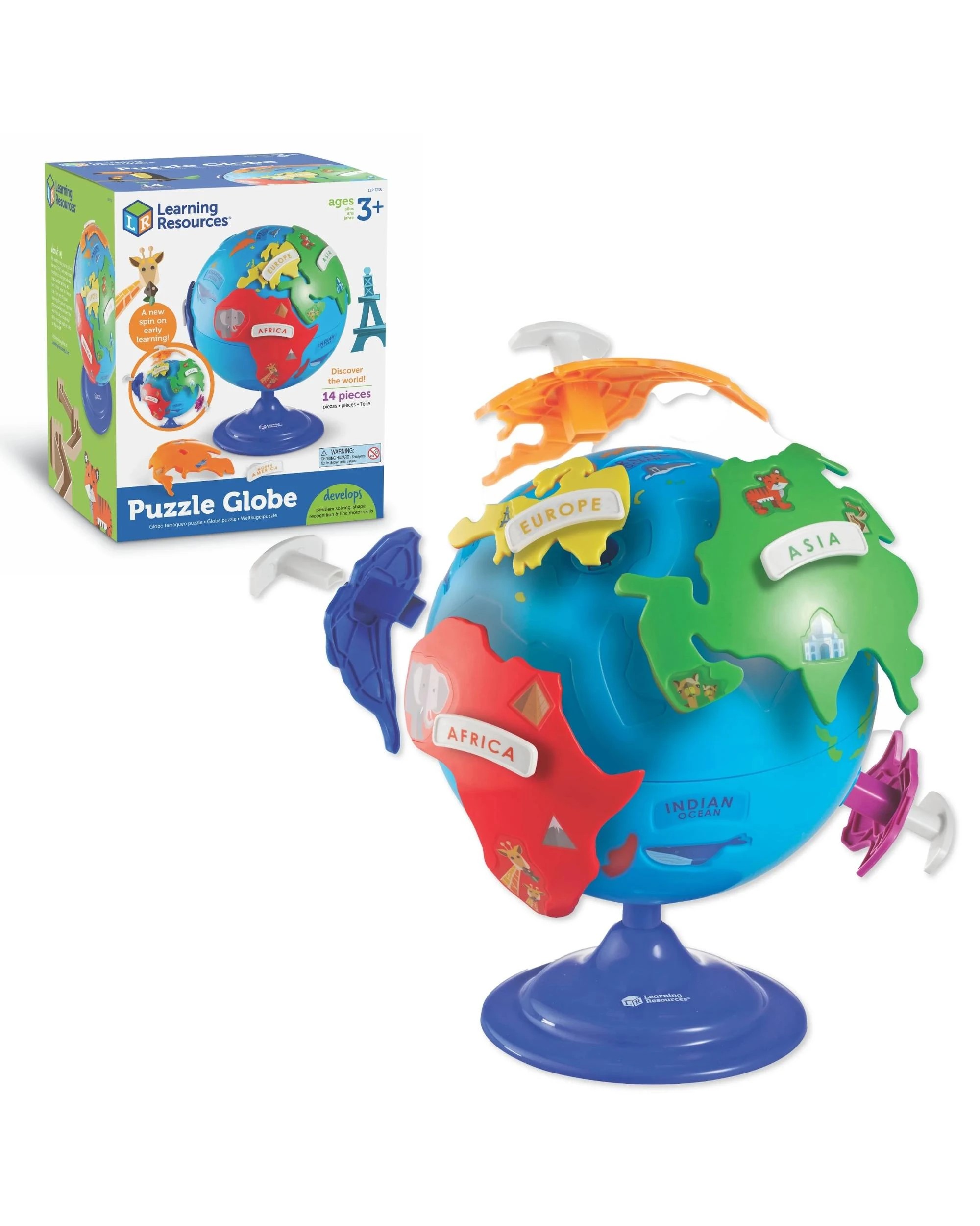 1 Learning Resources Puzzle Globe, 1 of 9