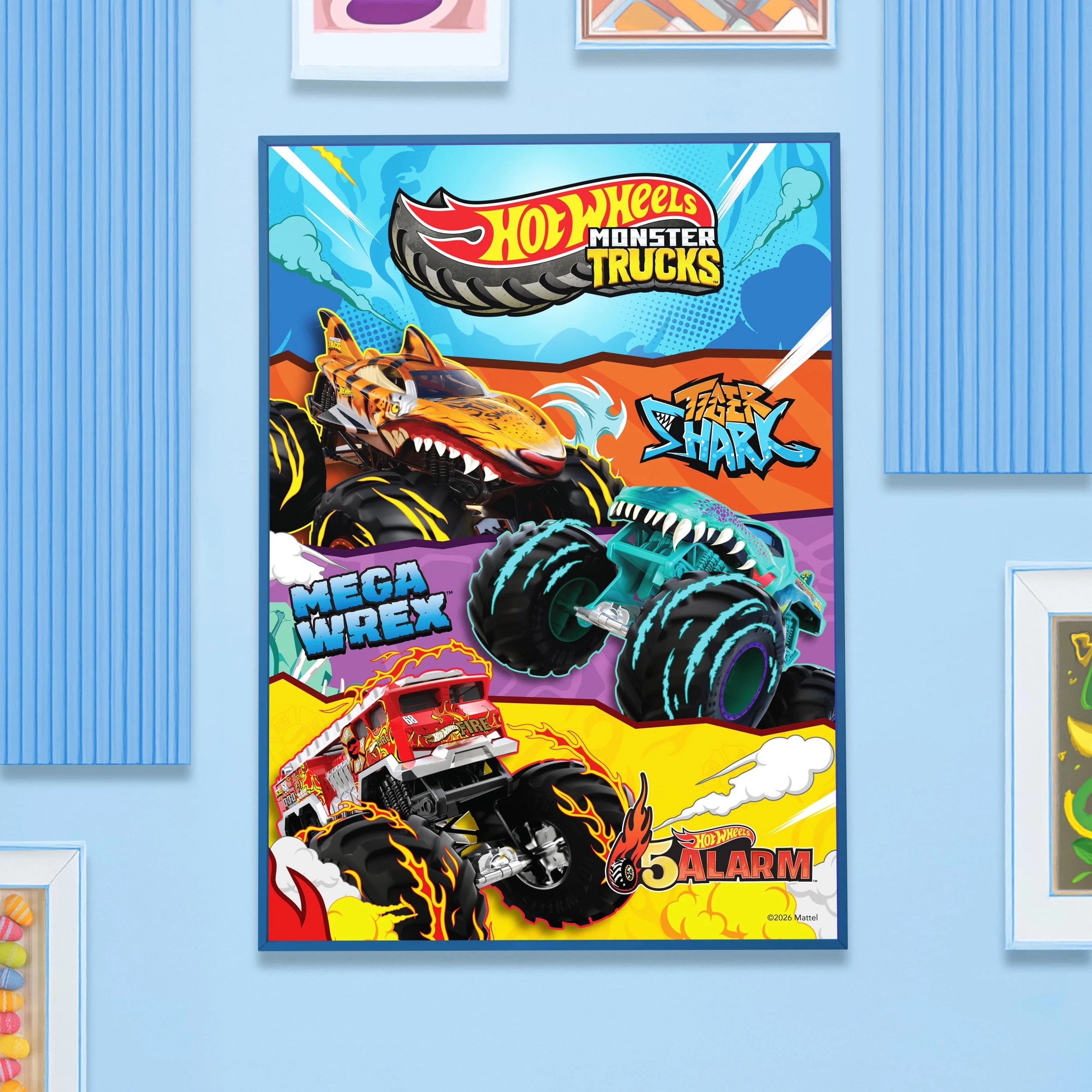 Kaleidoscope: Hot Wheels Monster Trucks Colouring and Activity Kit ...
