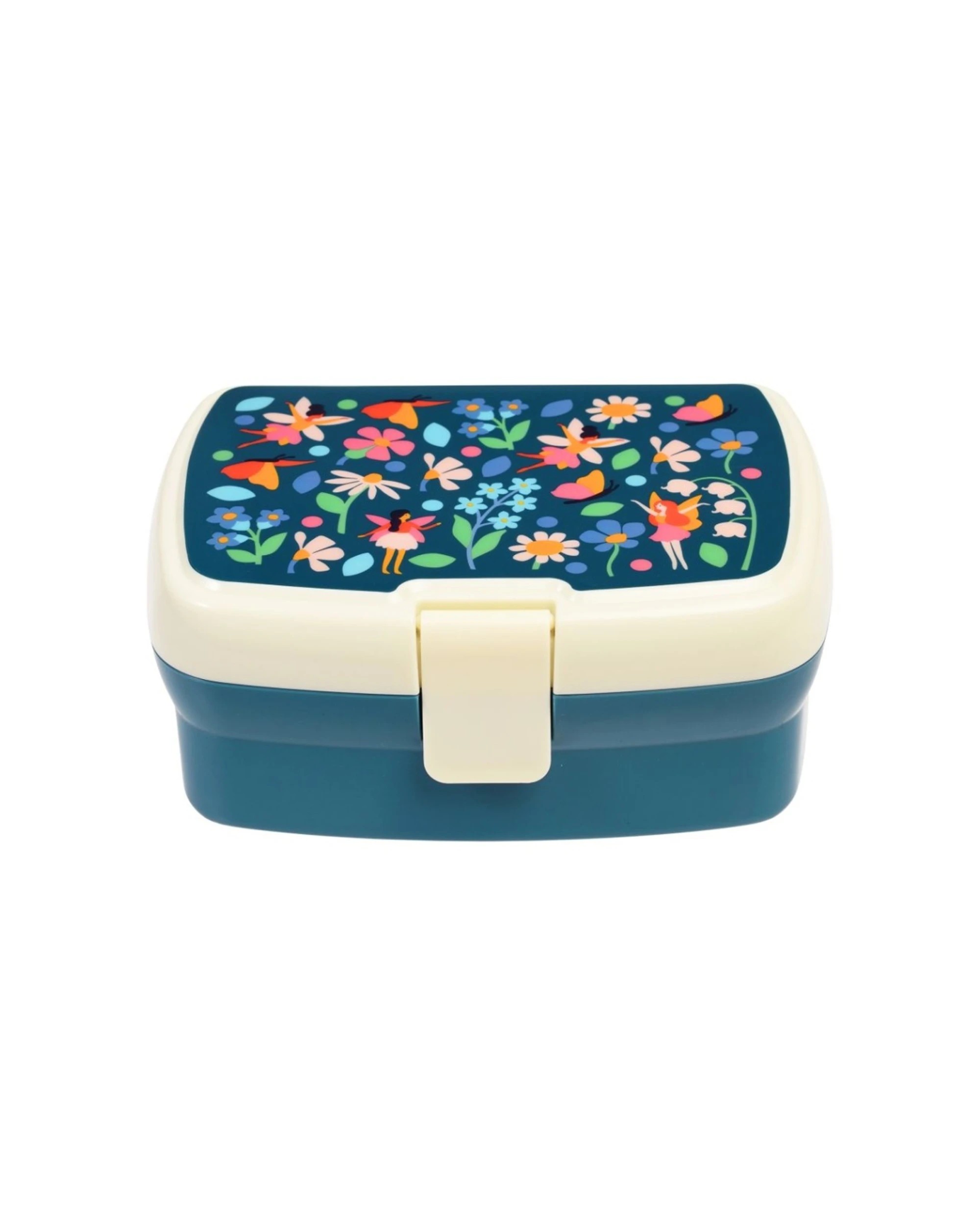1 Rex London Kids Fairy Lunch Box With Removable Tray & Multiple Compartments Dishwasher Safe 3y+ - Multi, 1 of 3