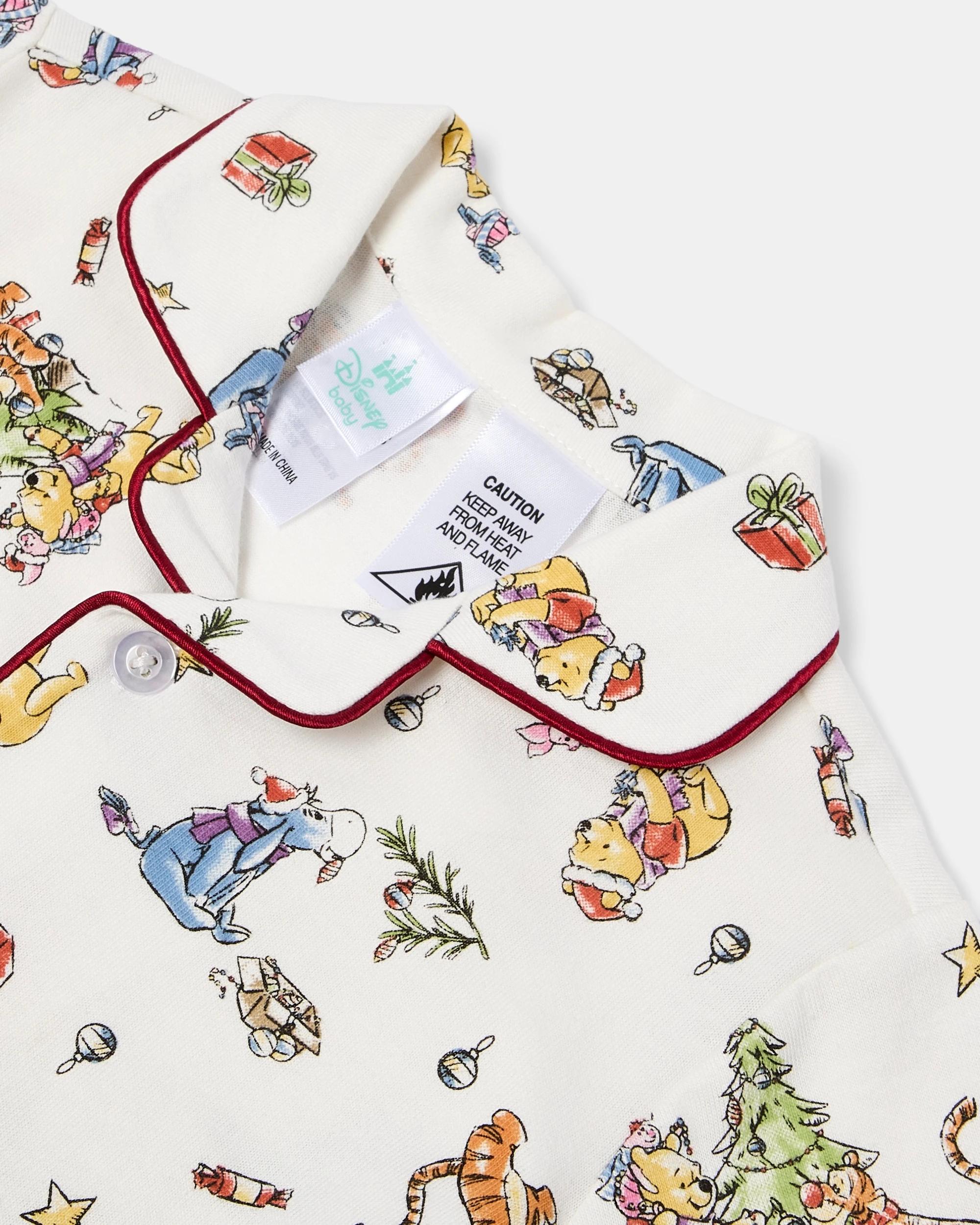 4 Family Matching Christmas Winnie The Pooh Mini Me Baby Pyjama Set Wtp, 4 of 7