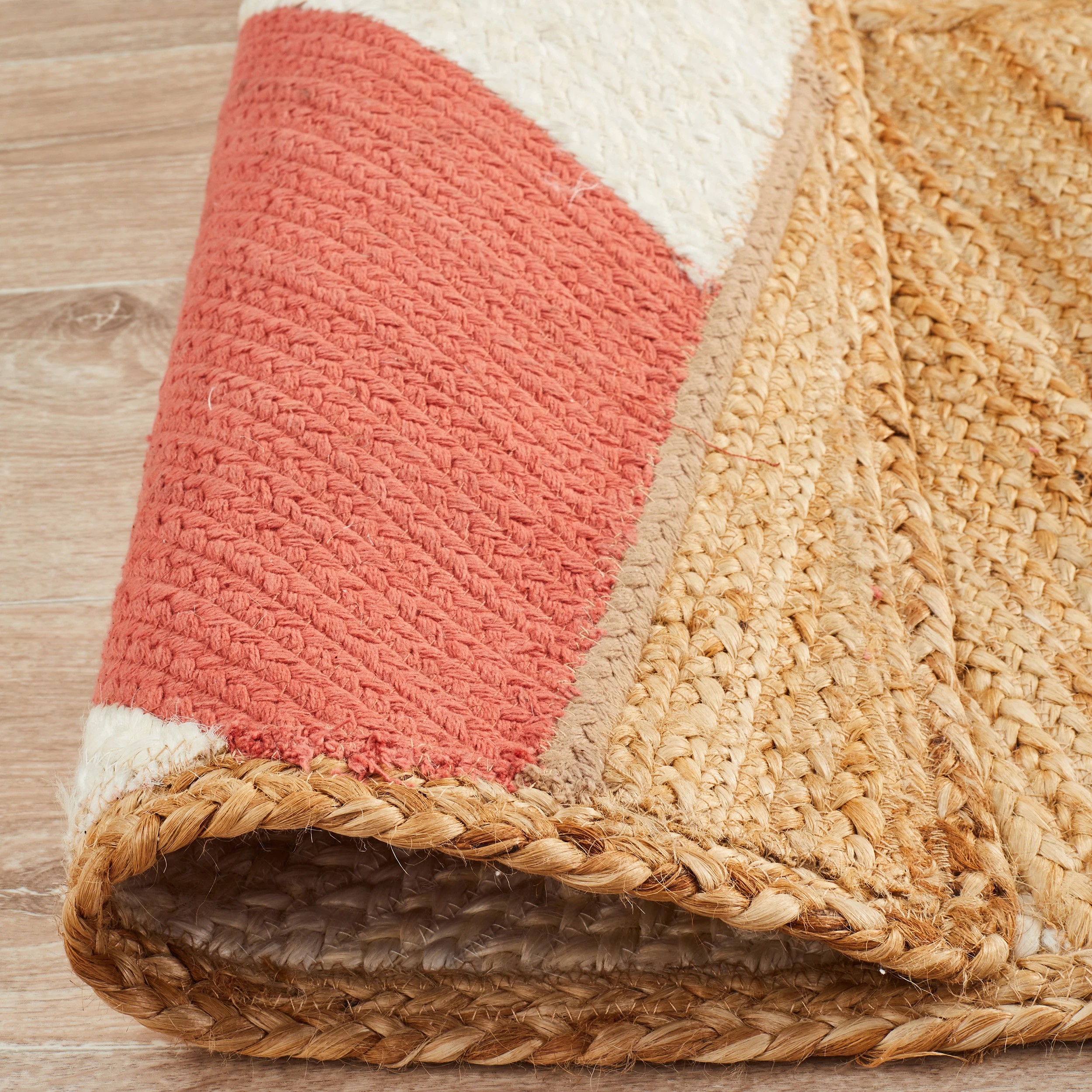 7 Common Ground Rugs Promenade 111 280x190cm - Large Hand Loomed Rug - Orange, 7 of 7