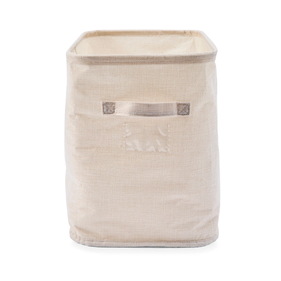 5 Linen Look Tall Narrow Organiser - Beige, 5 of 9