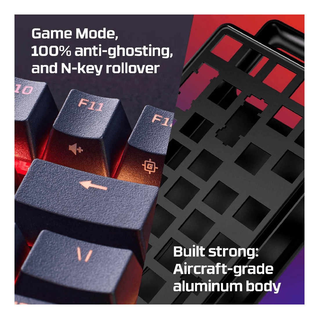 7 HyperX Alloy Origins Mechanical Keyboard HX Red Switch, 7 of 10