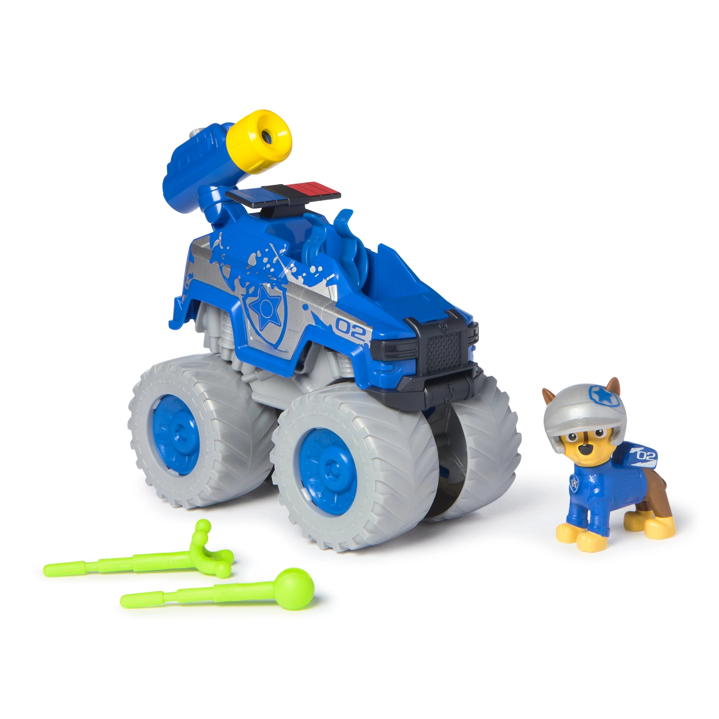 3 PAW Patrol: Rescue Wheels Chase & Marshall’s Toy Trucks with Projectile Launchers & Collectible Action Figures, 3 of 6