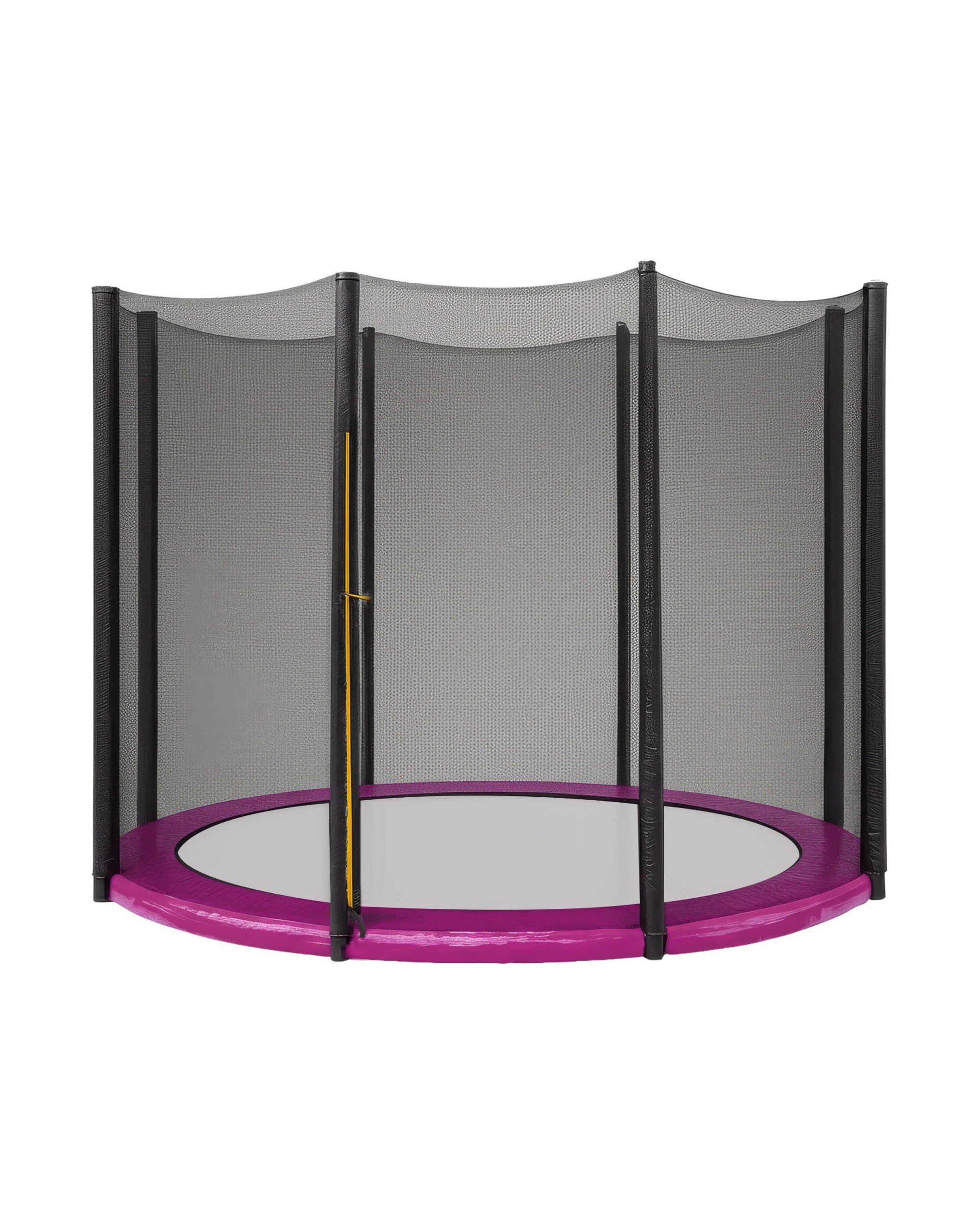1 10ft Trampoline Replacement Safety Pad and Net 8 Poles Pink, 1 of 6