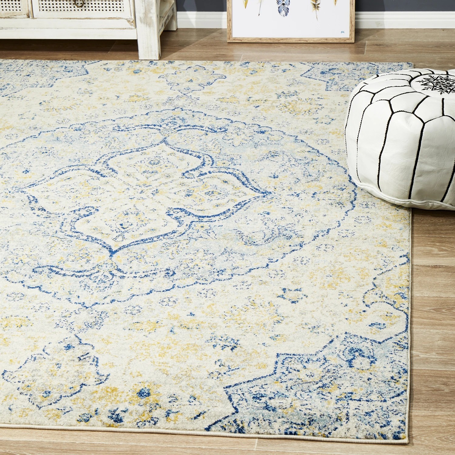 7 Common Ground Rugs Gallery 867 230x160cm - Medium Power Loomed Pet Friendly Floor Rug - Natural, 7 of 7
