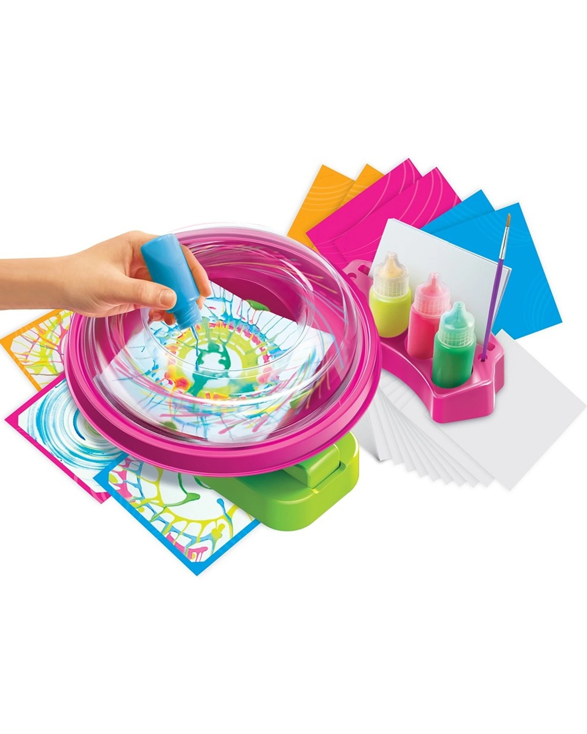 2 4M ThinkingKits Tornado Spin Art Kids Craft Fun Activity Play Kit - Multi, 2 of 3
