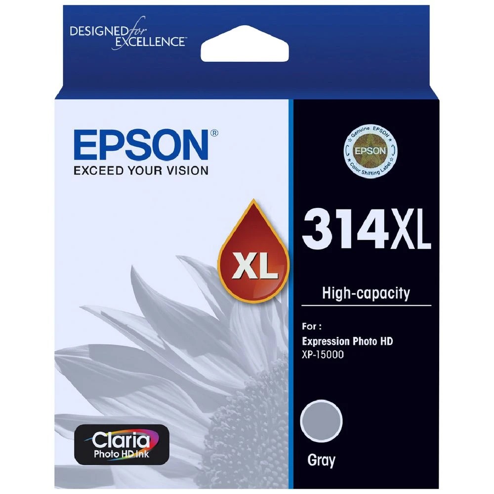 1 Epson 314XL Photo HD Ink Cartridge Grey, 1 of 1