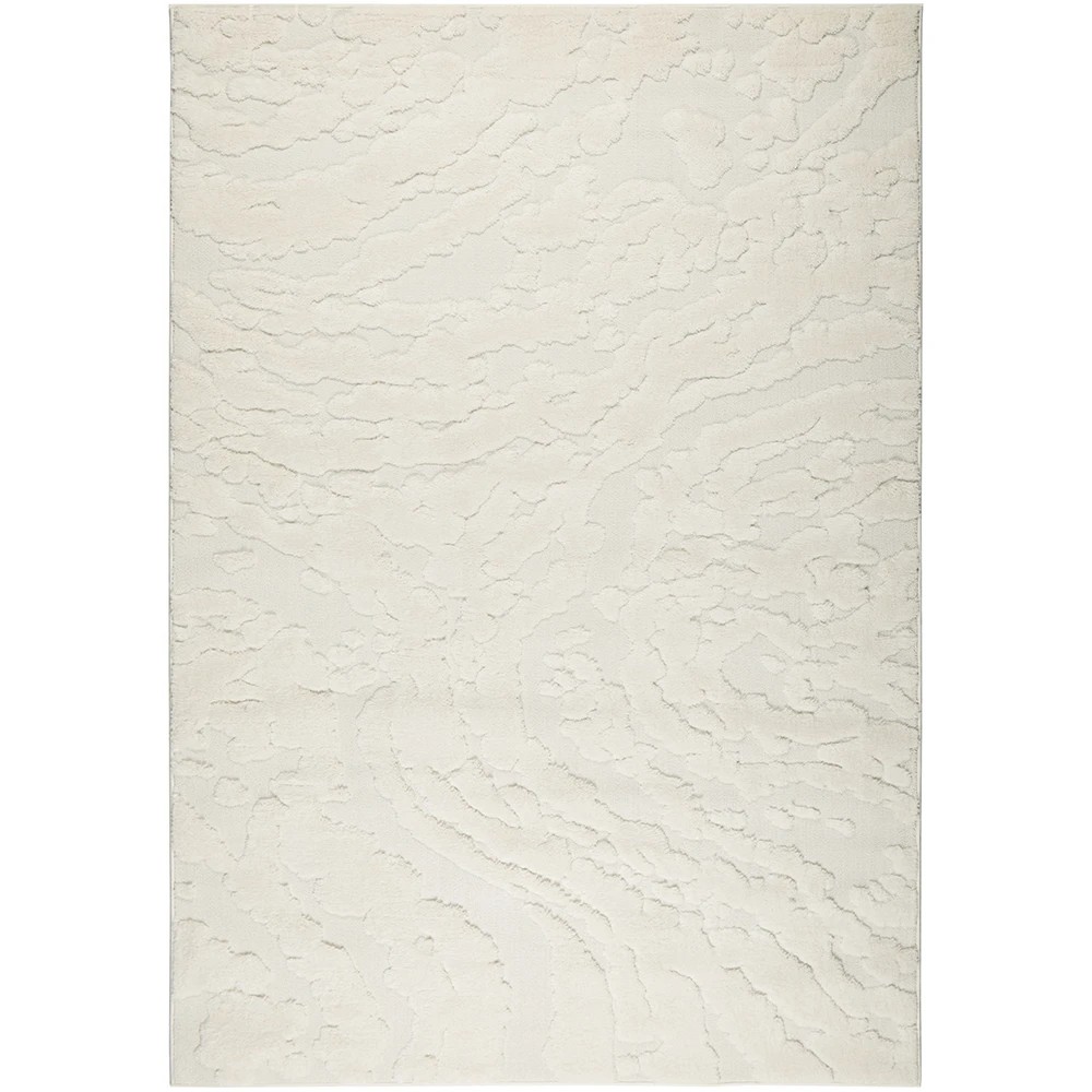 2 Common Ground Rugs Sanctuary Nyla 290x200cm - Large Power Loomed Floor Rug - White, 2 of 7