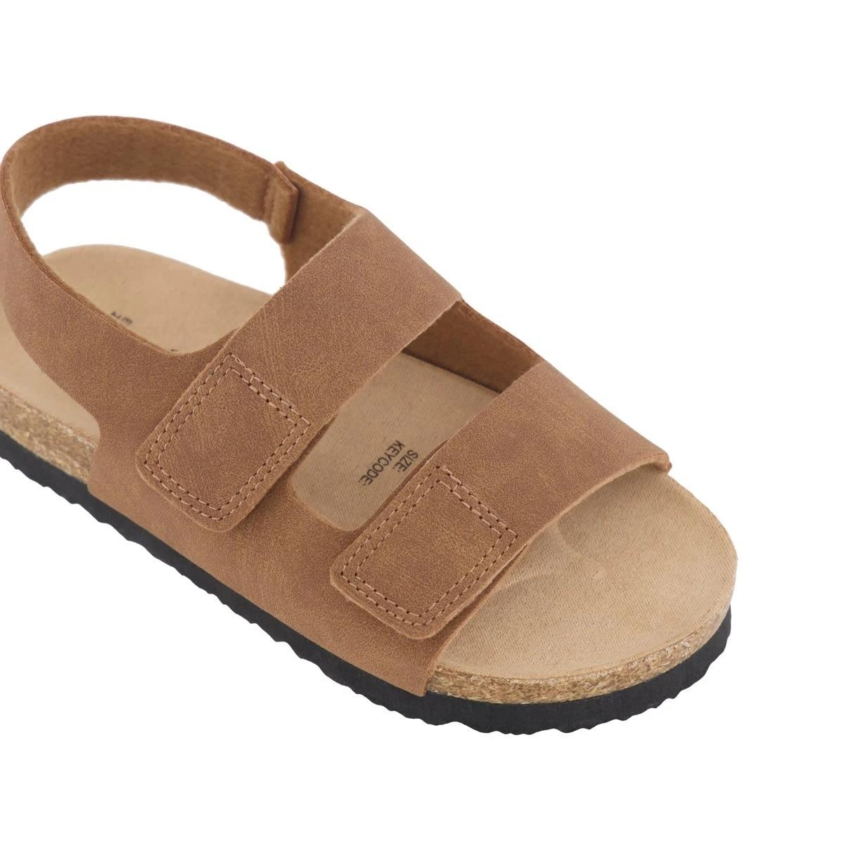 4 Junior Corduroy Corkbed Sandals TAN, 4 of 4