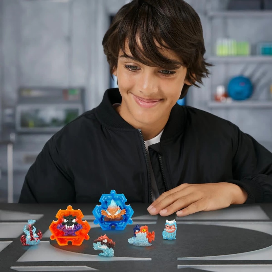 7 MrBeast Lab Swarms S3 Fire & Ice Pack Exclusive Playset, 7 of 10