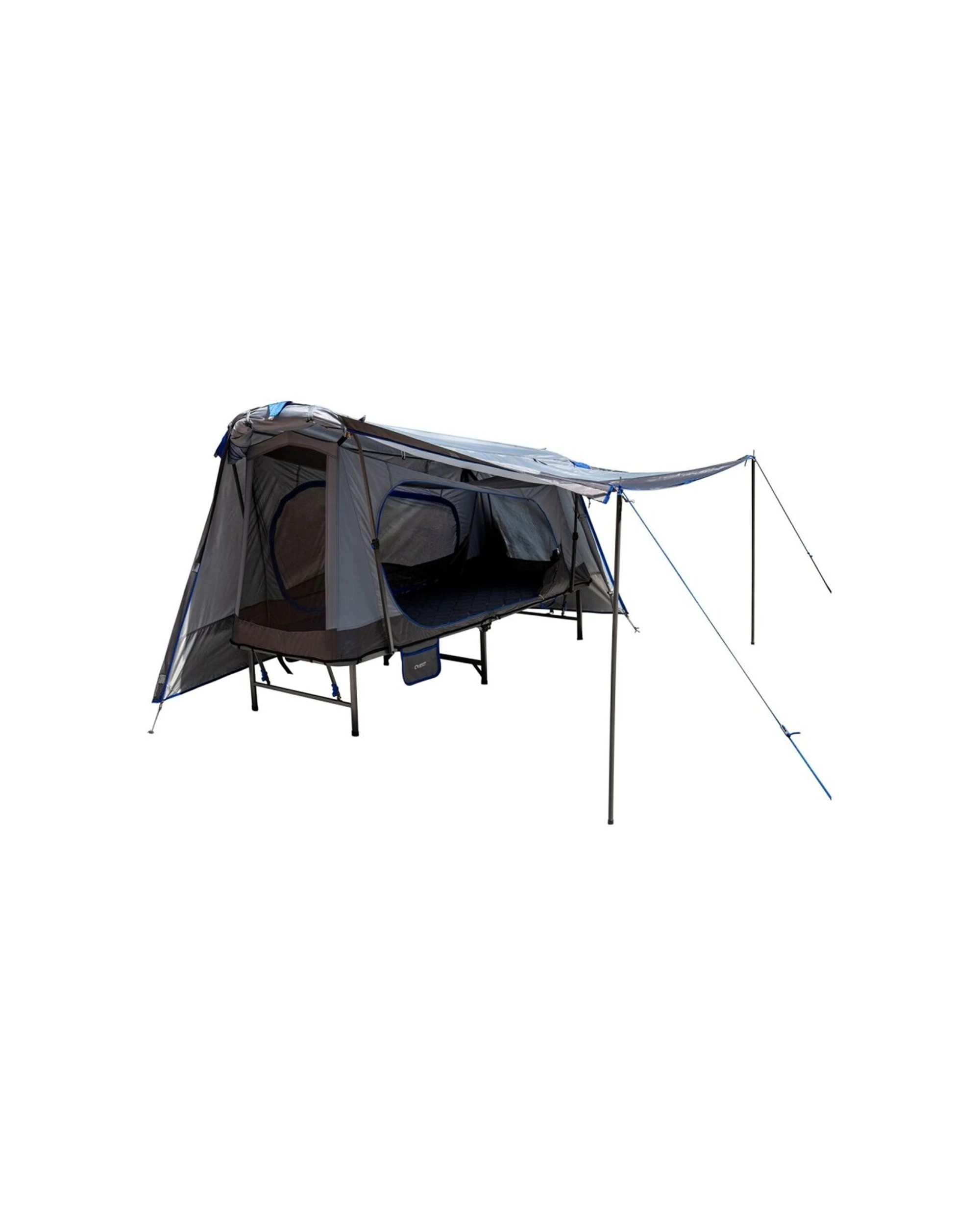 3 Quest Outdoors The Beast Stretcher Tent Single Person Blackout Fly - Multi, 3 of 8