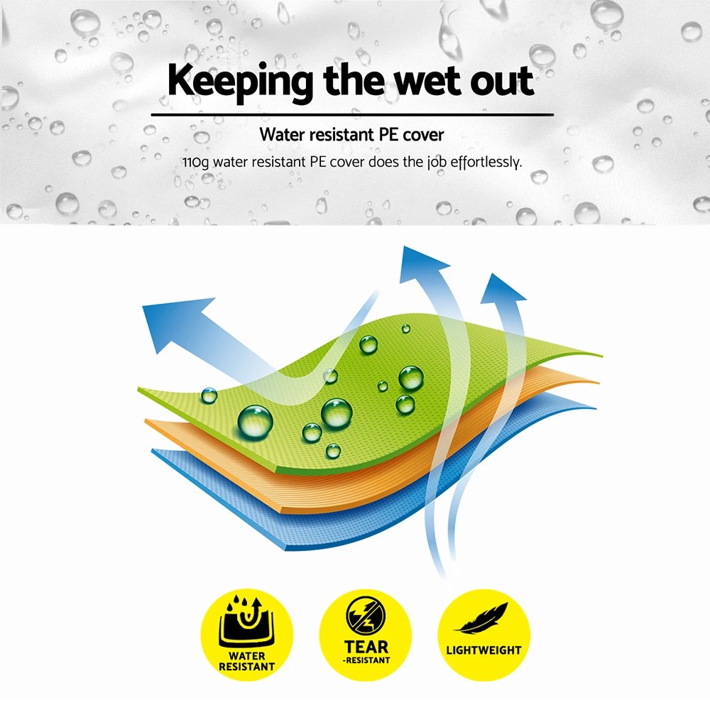 6 Instahut Gazebo 4x3m Marquee Outdoor Wedding Party Event Tent Home Iron Art Shade - White, 6 of 6