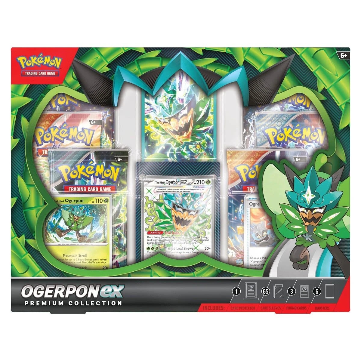 1 Pokemon Trading Card Game: Ogerpon ex Premium Collection, 1 of 4