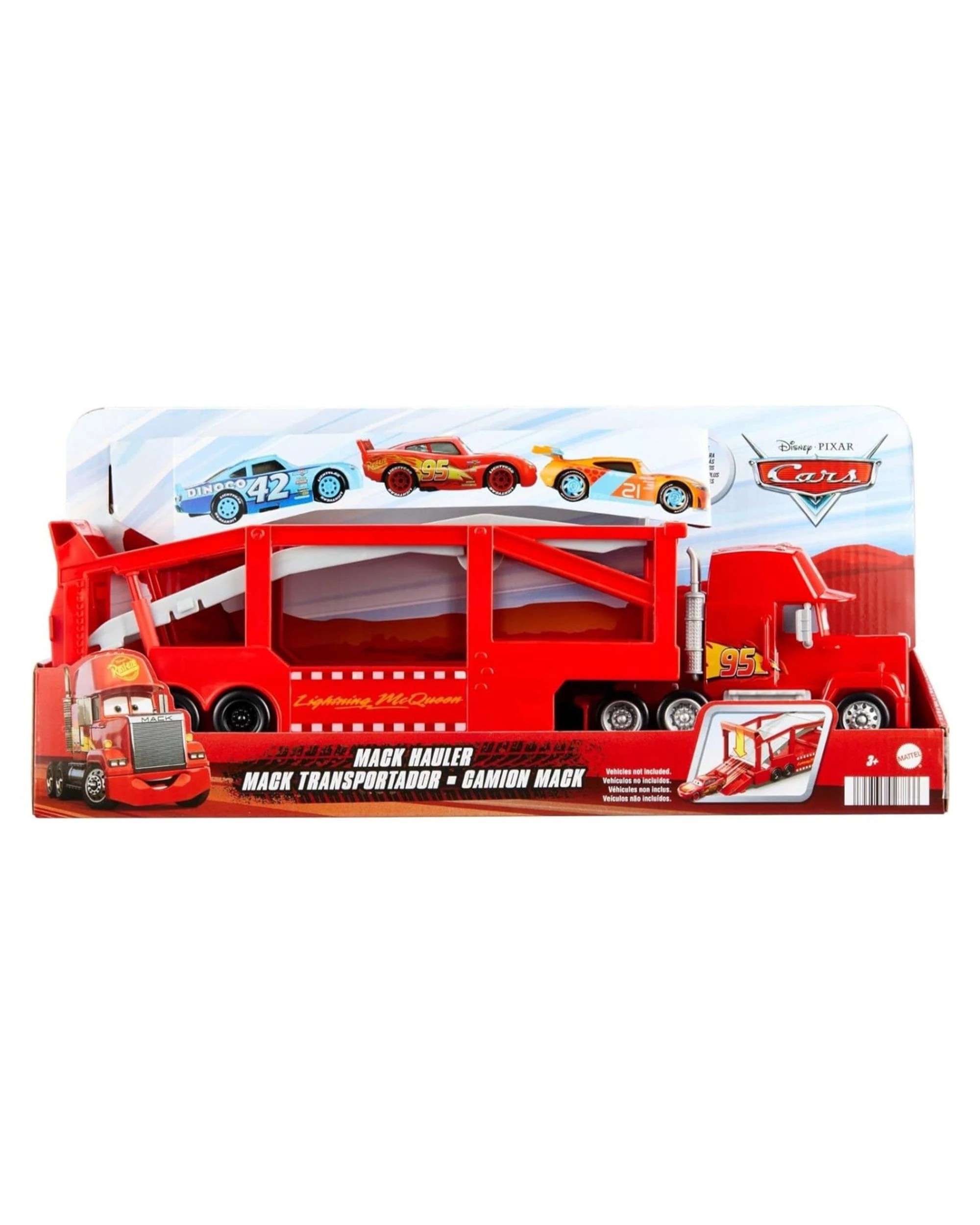 7 Disney Pixar Cars Mack Hauler 13 Inch Truck with Ramp, 7 of 7