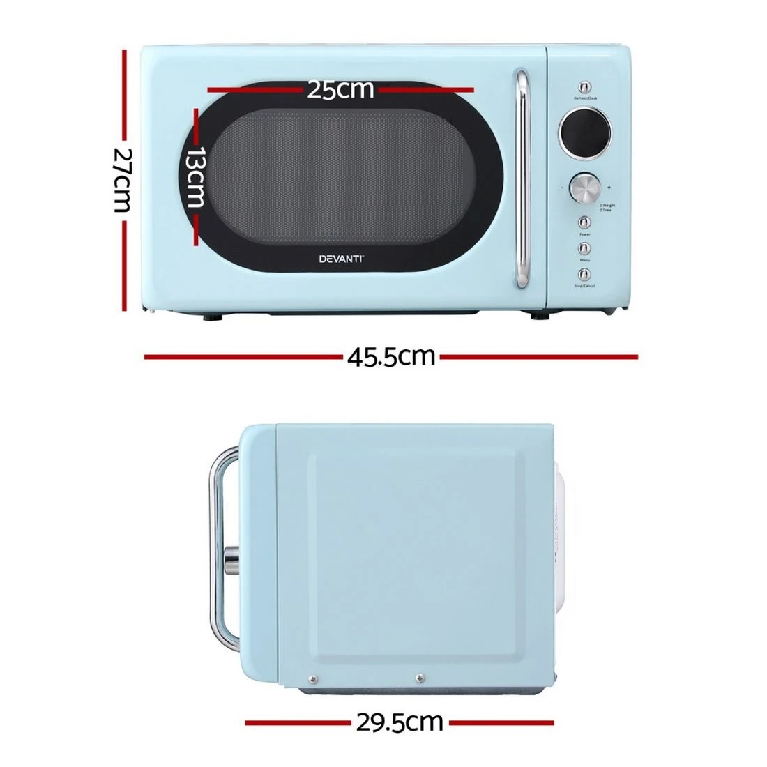 2 Devanti 20L Microwave Oven 700W
 - blue, 2 of 7