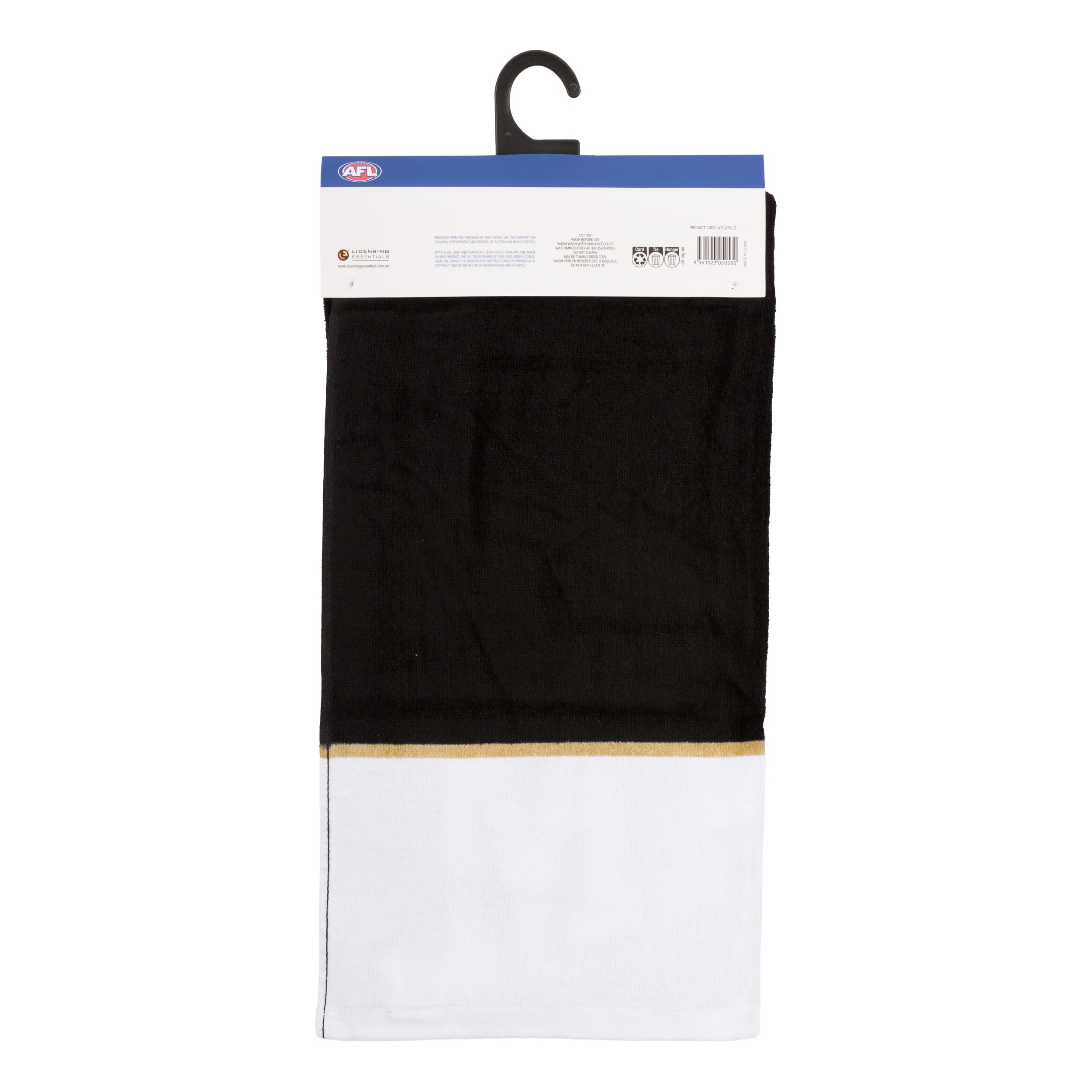 5 AFL Collingwood Magpies Cotton Beach Towel, 5 of 5